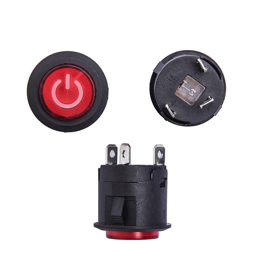 WEELYE A Key Starts The Power Switch Button Start Switch Accessory for Kids Powered Wheel Cars Children Electric Ride on Toys Replacement Parts