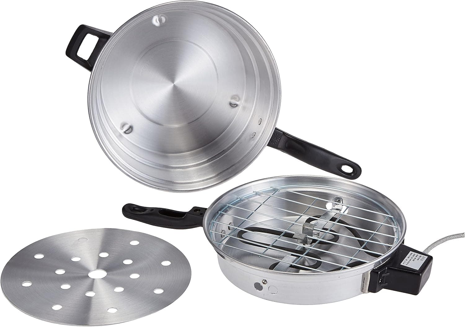 BLACKSTONE Mini Oven Bread Maker, Aluminum, Khameer Easy to use, low power consumption, Silver (30CM)