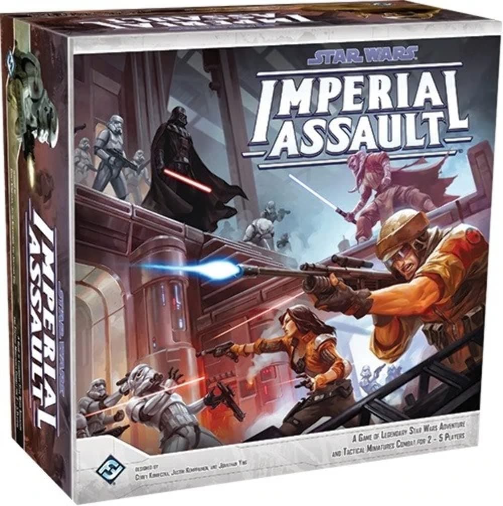 Star Wars Imperial Assault Core Set - Epic Sci-Fi Miniatures Strategy Game of Rebel Resistance vs. Imperial Forces, Ages 14+, 1-5 Players, 1-2 Hour Playtime