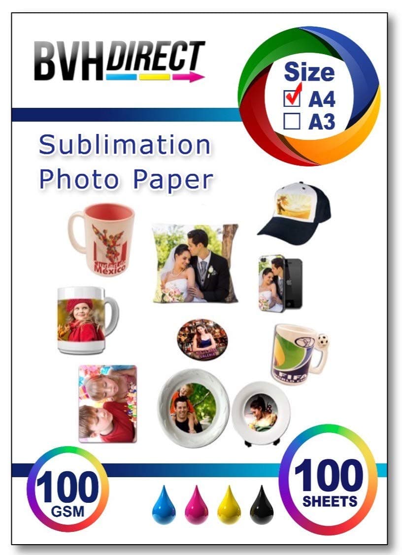A4 Sublimation Paper 100gsm (100 Sheets) for EPSON, RICOH, and SAWGRASS