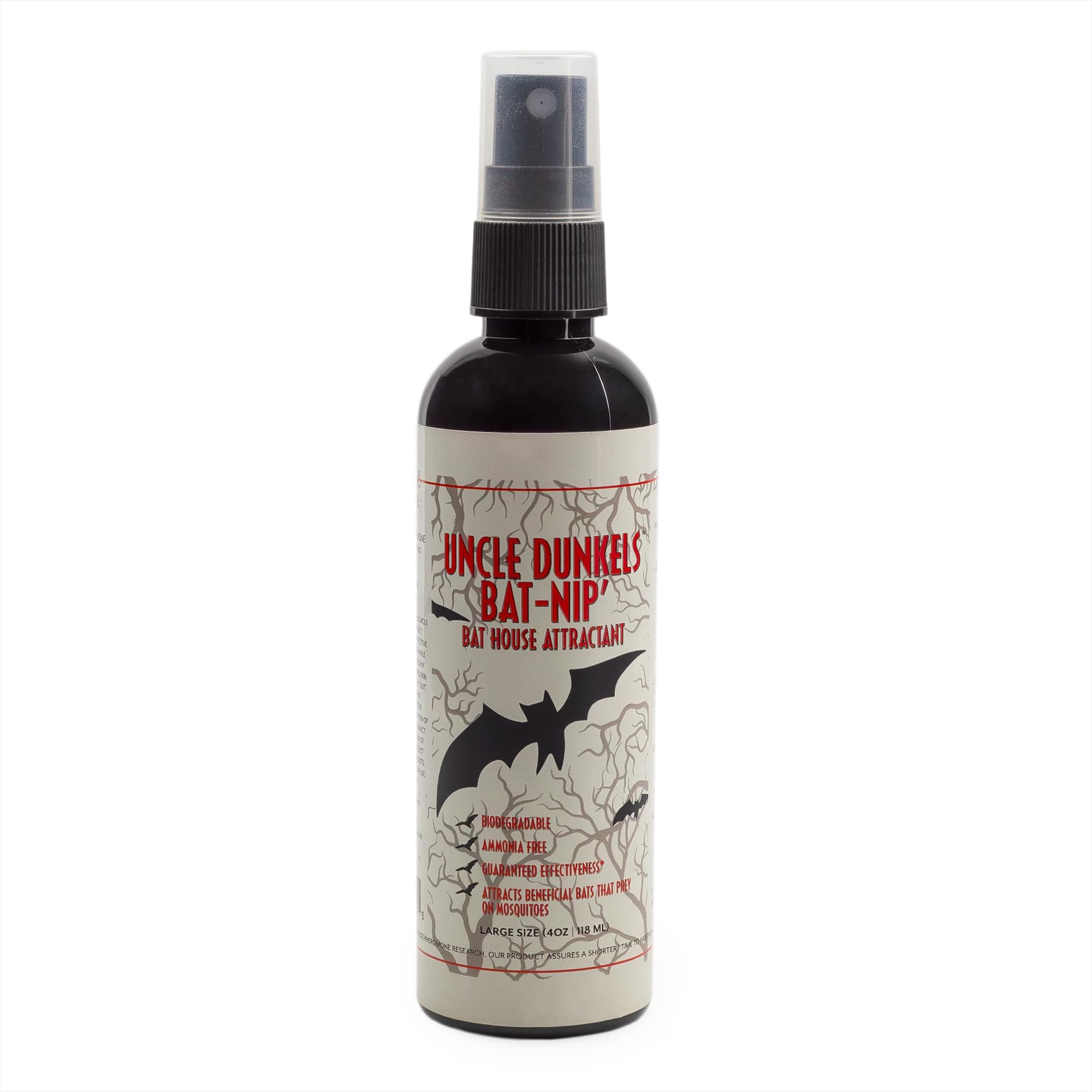 All-Natural Bat-Nip’ Pheromone Spray; 4 Fluid Ounces Bat House Attractant Spray
