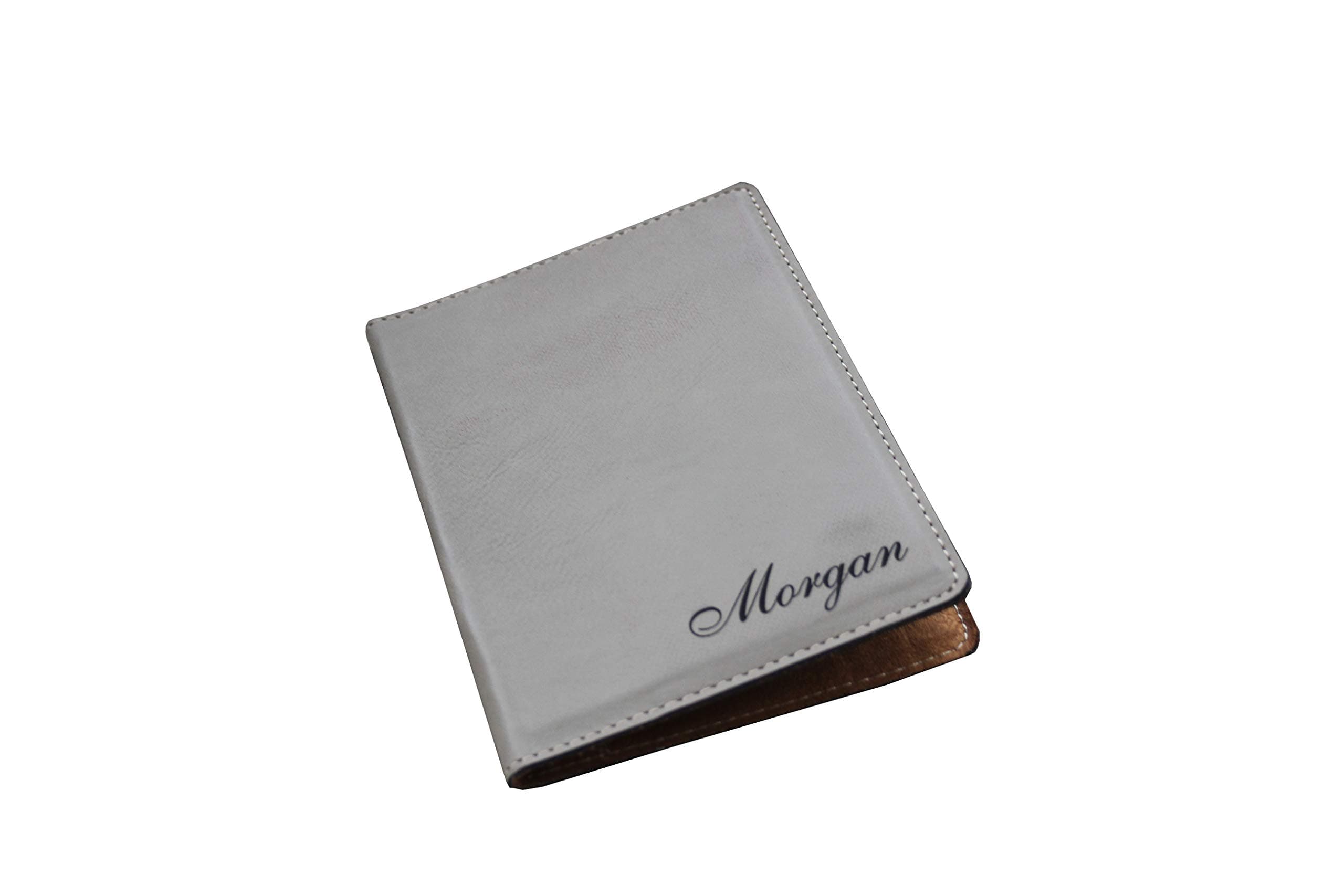 Personalized Passport Cover Engraved for Free (Grey)
