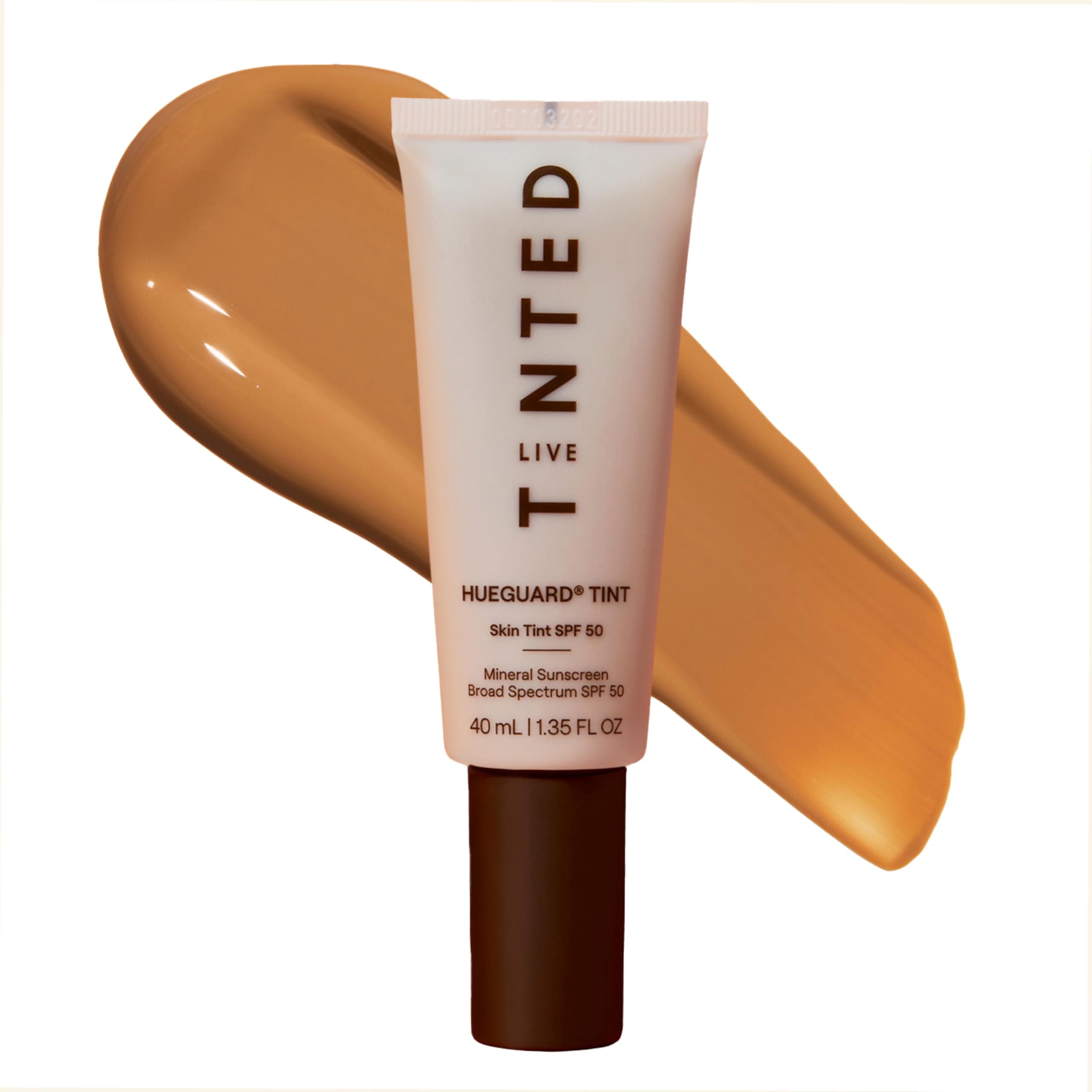 Hueguard Skin Tint SPF 50 - Tinted Mineral Sunscreen with Light-Medium Buildable Coverage With a Hydrating and Radiant Finish - Water and Sweat Resistant, 1.35 fl oz - Shade 06