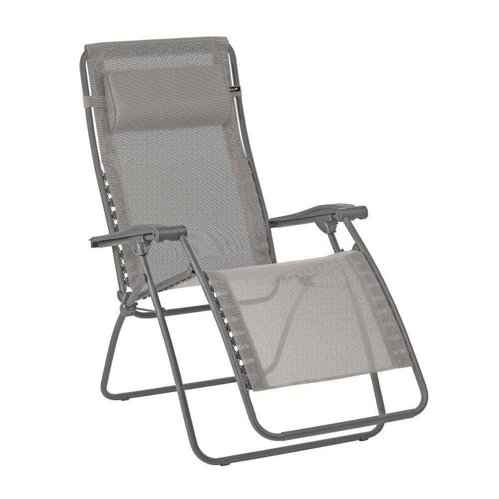 Lafuma Recliner, Foldable and adjustable, RSXA Clip, Grey (Terre) , LFM2035-8556, Standard