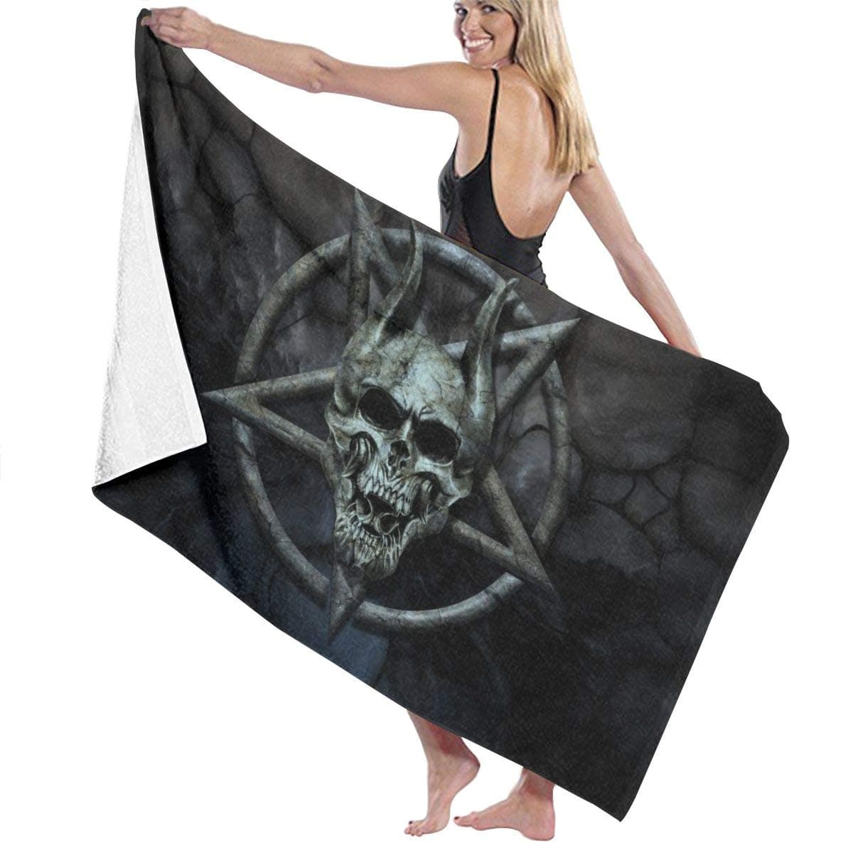 FrancisASpears Trivium Bath Towel for Home Beach Spa Sauna Hammam Yoga Gym 31x51inches