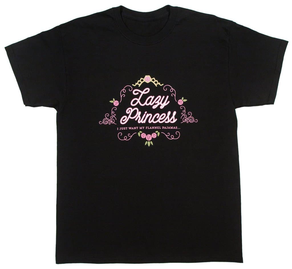 Sentai Fabricants Men's Log Horizon Lazy Princess T-shirt S Black