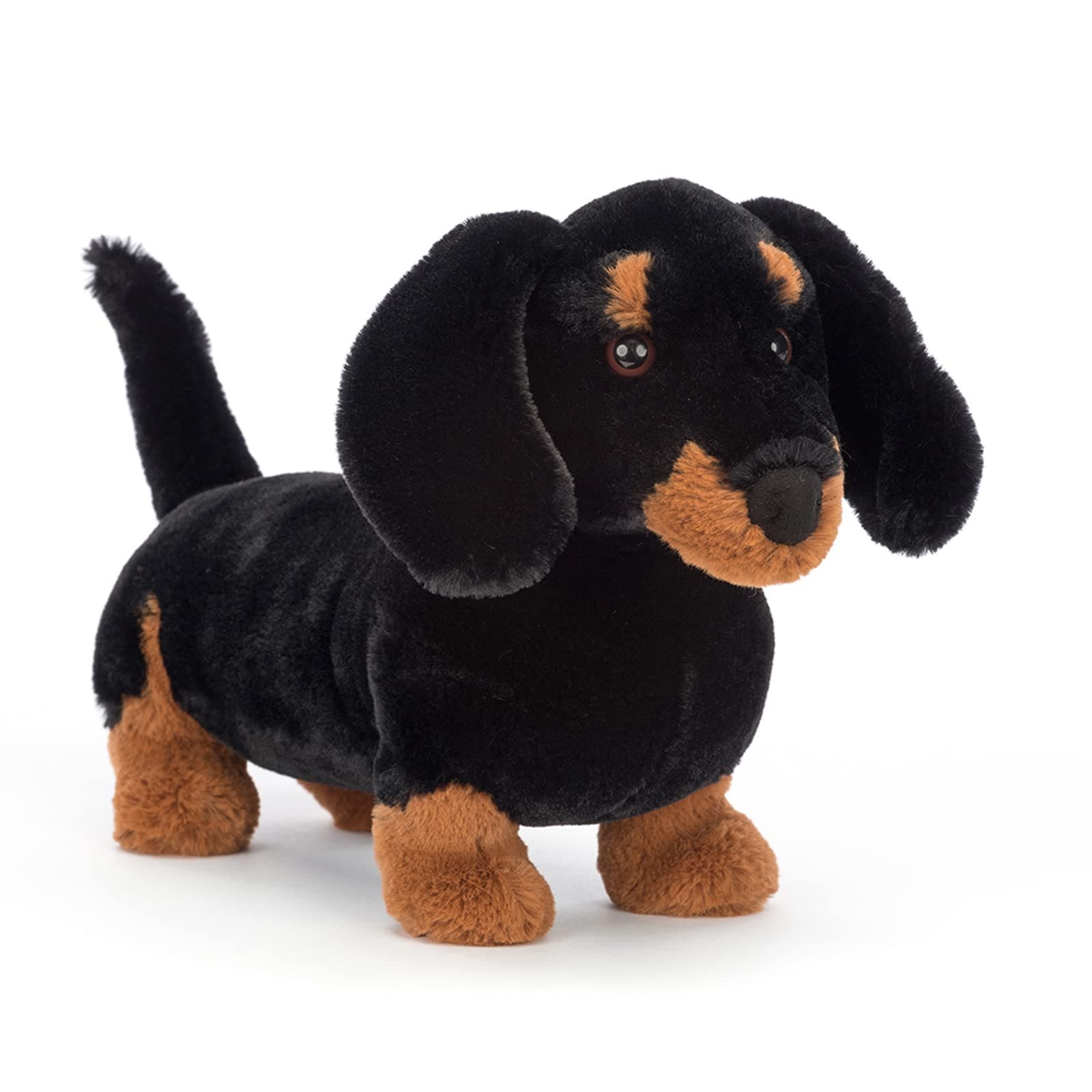Jellycat Freddie Sausage Dachshund Wiener Dog Stuffed Animal, Medium 7 inches - Dogs & Puppies Plush Toy - Classic Children's Gift