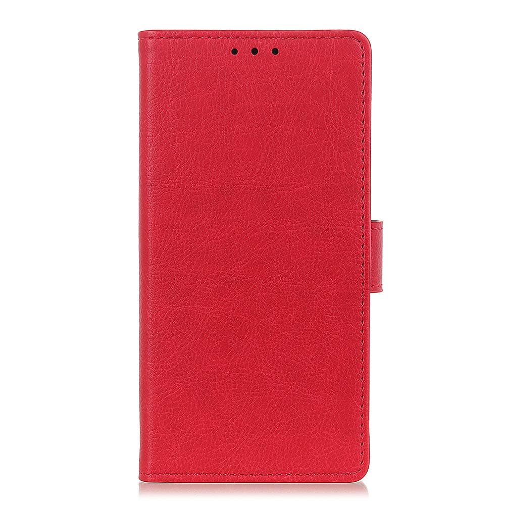 Cheryl Case Compatible with OnePlus 7T, Leather Flip Wallet Case Cover Replacement for OnePlus 7T,[Card Slots][Stand Feature], Red