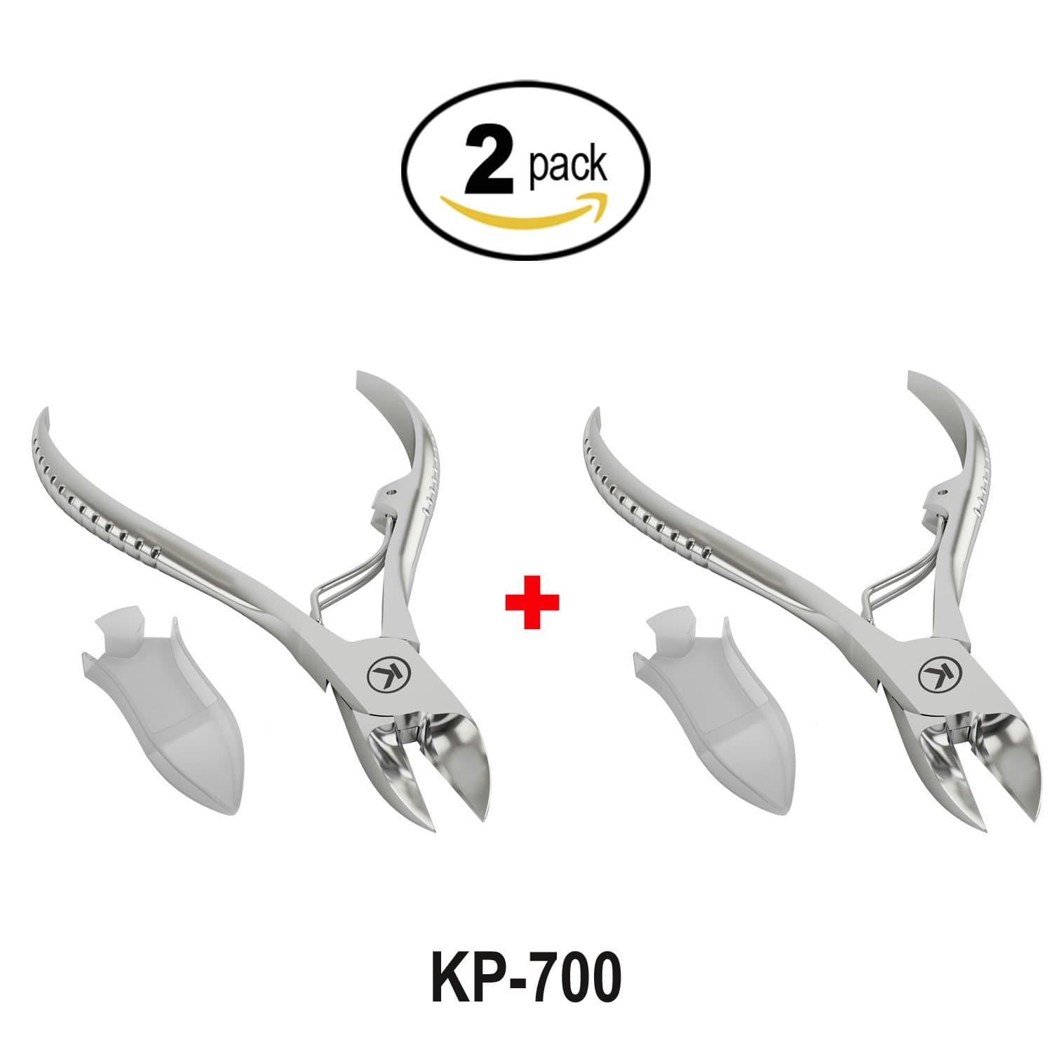 Kohm KP-700 Toenail Clipper for Thick Nails (2 Pack)