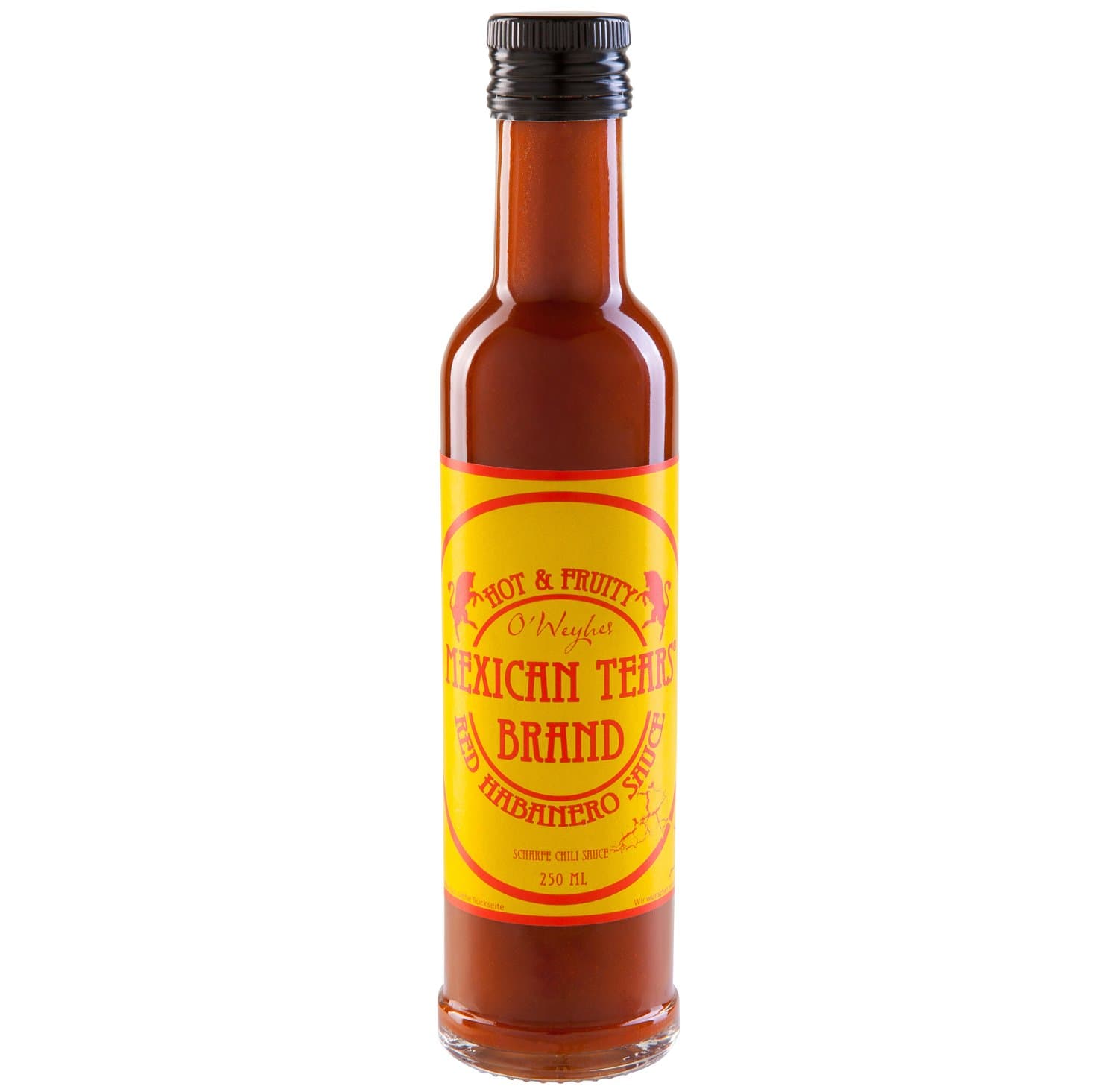 Mexican Tears® - Red Habanero Sauce, Hot Sauce [250ml Chilli Sauce]