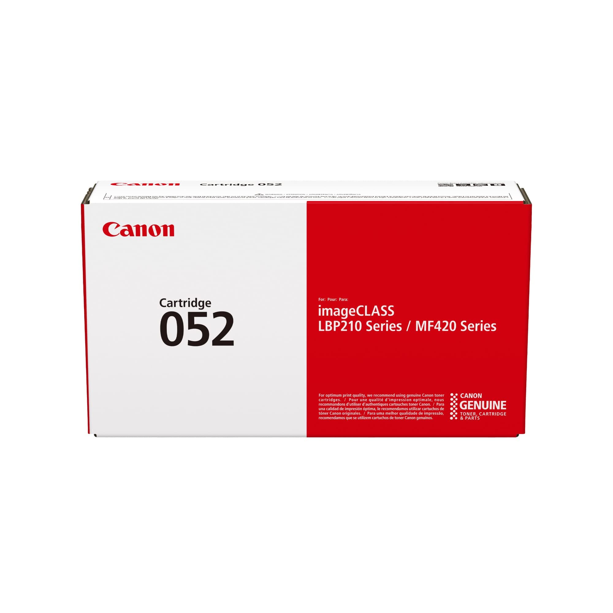 Genuine 052 Black Toner Cartridge Compatible with LBP214dw, LBP215dw, MF424dw, MF426dw, MF429dw