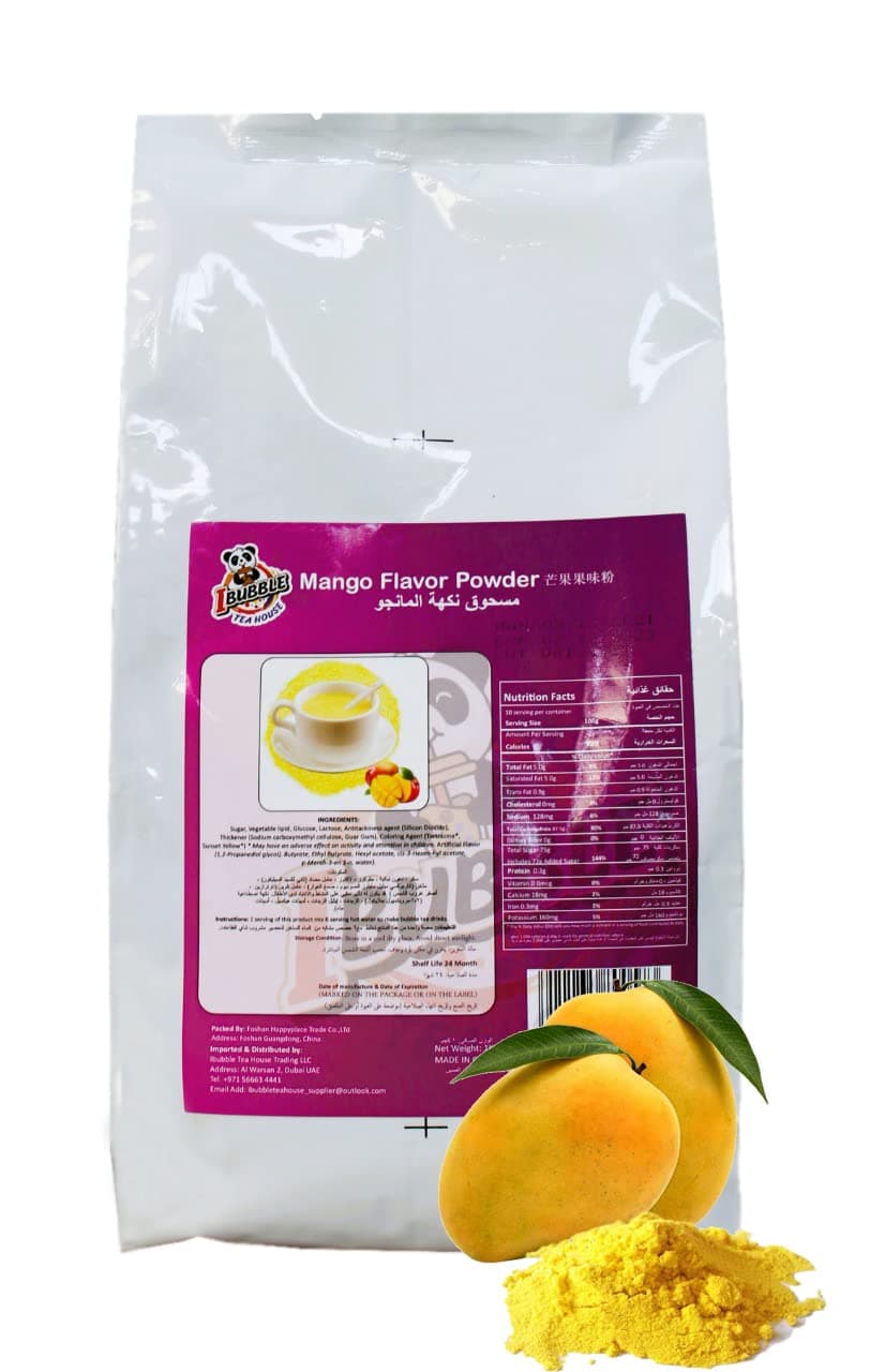 Mango Flavor Powder 1kg for Bubble tea, Milk tea and Smoothies