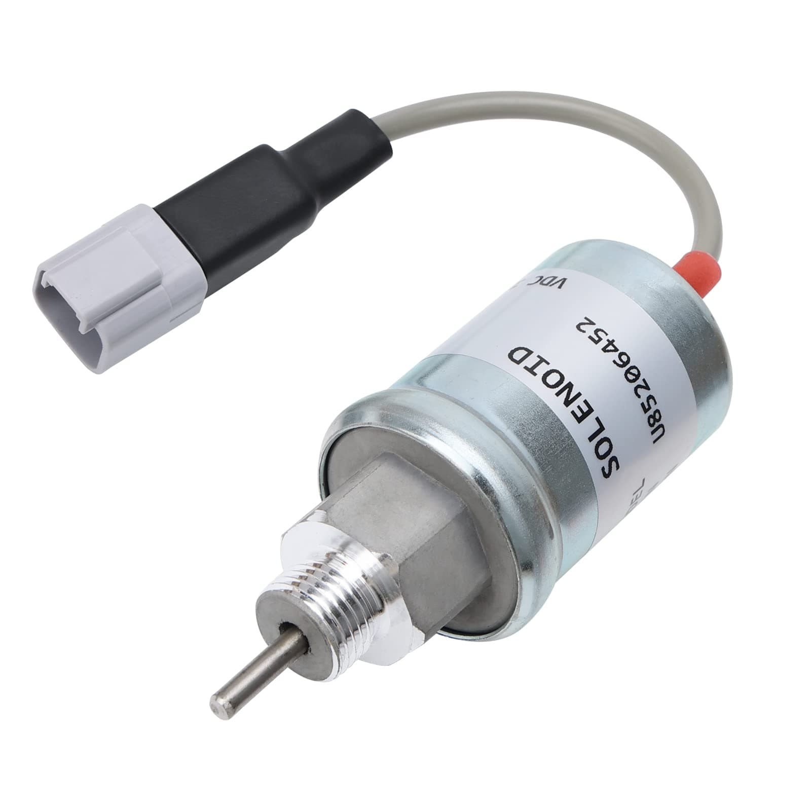 MaySpare U85206452 Fuel Shut Off Solenoid For Caterpillar Cat 3024 Perkins HL403C-15 HR404C-22T 402D 403D 404D 404C 403C