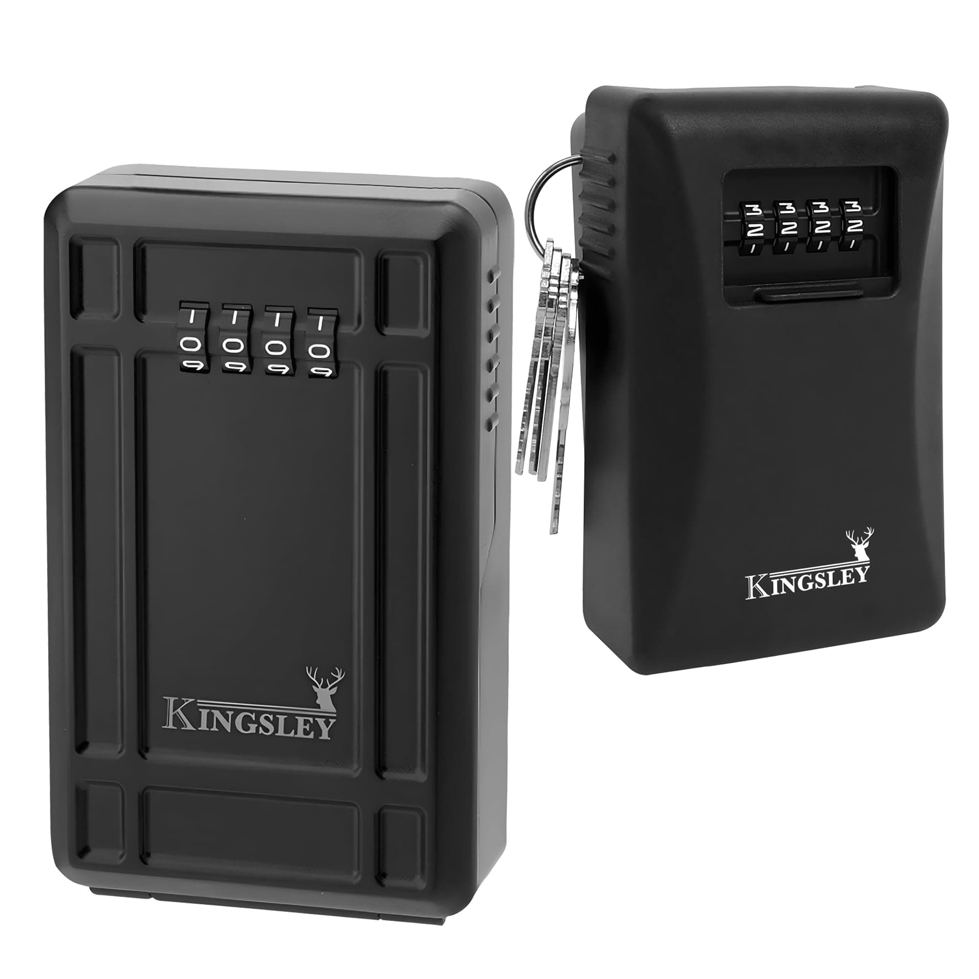 Kingsley Locks Key Storage Box - Kingsley Tuffdefender Wall-Mounted Set-Your-Own Combination Realtor Lock box