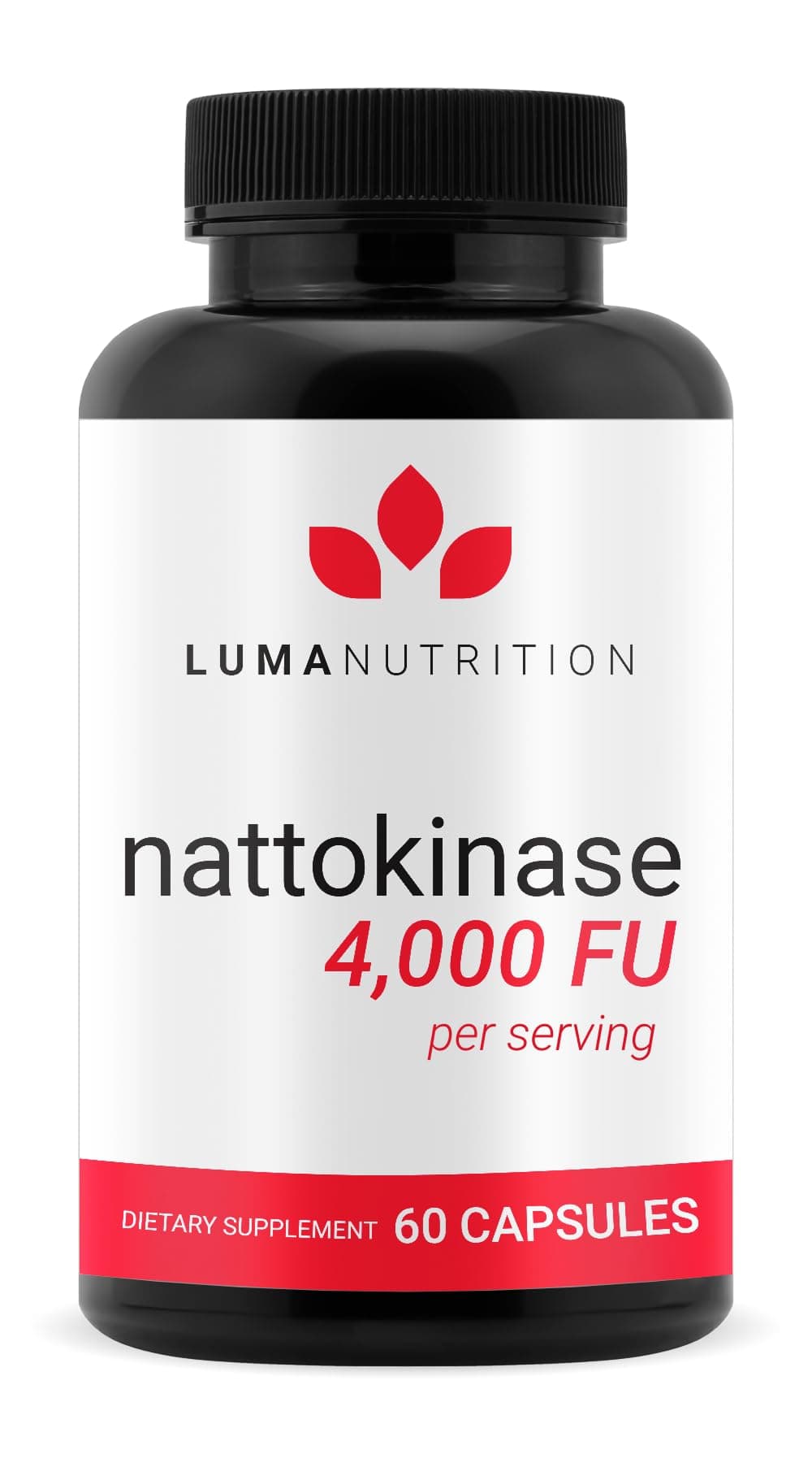 Luma Nutrition Nattokinase Supplement - Natto 4000 FU Per Serving, Premium Heart Health Support - Vegan & Gluten Free - 60 Capsules, 30 Servings- Made in USA