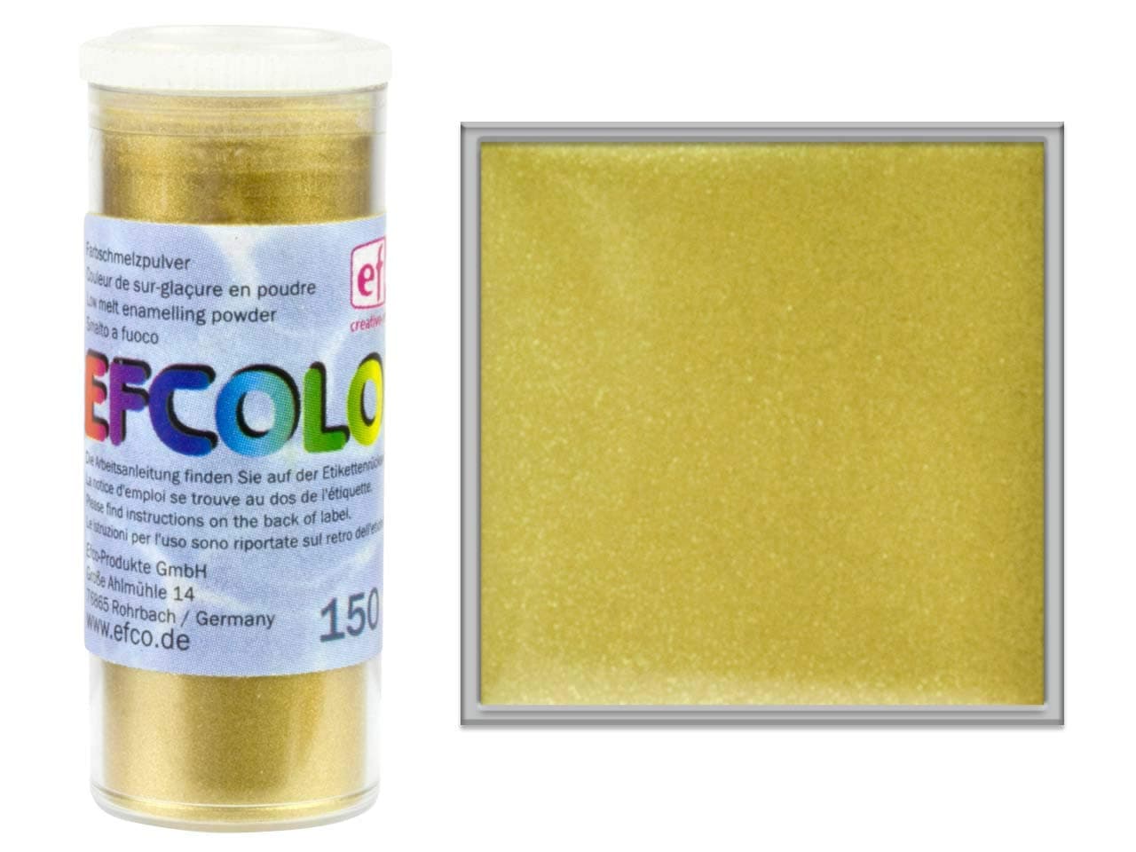 Efcolor 10 ml, Resin, Metallic Gold, 5 x 3 x 3 cm