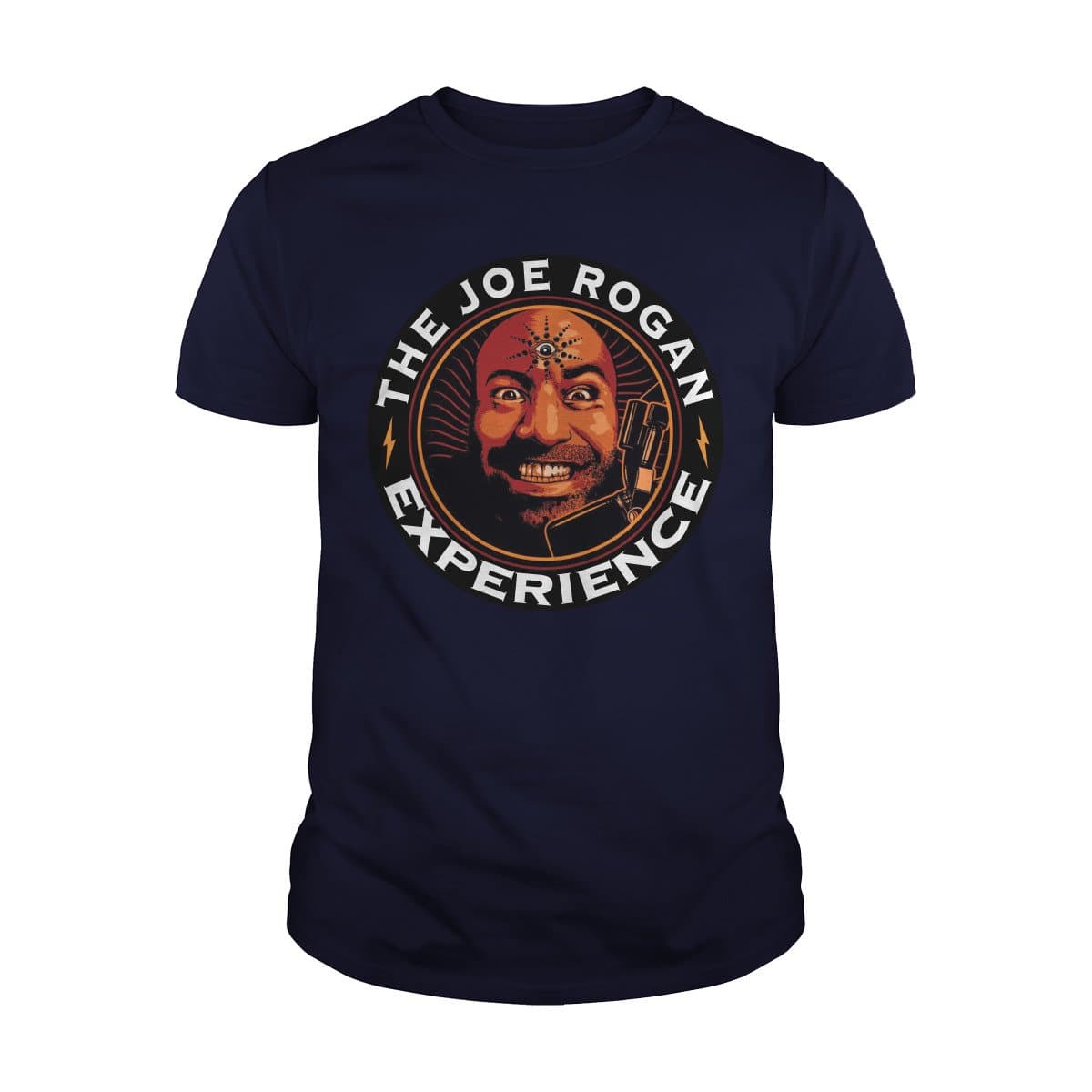 Men's The Joe Rogan Experience T-Shirt (2XL, Navy Blue)