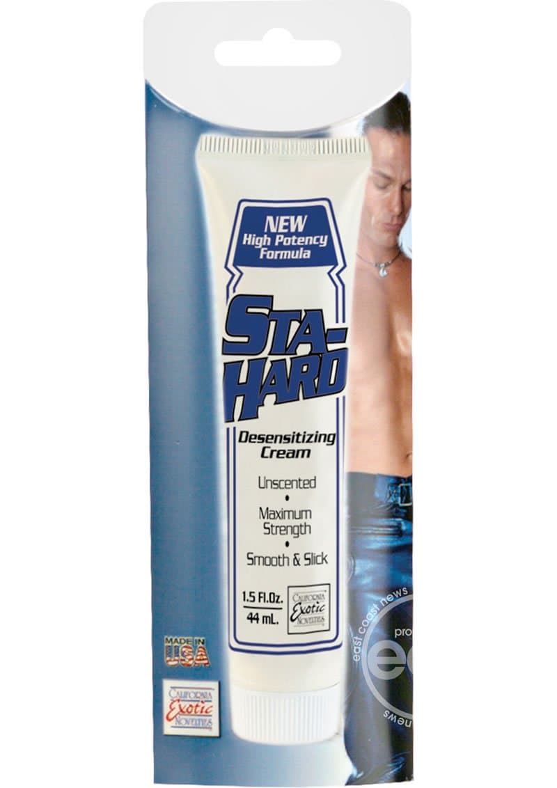 Sta Hard Male Genital Desensitizer Delay Cream Performance Enhancer 1.5 Ounce