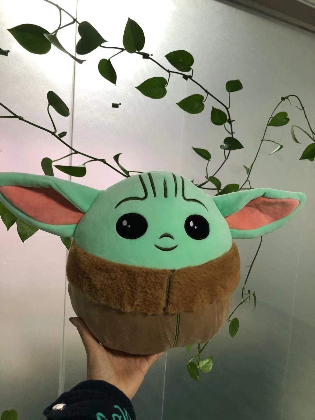 Super Yoda Pillow Plush Toy, Baby Yoda Pillow Toys, Plush Stuffed Toy Gifts Kids (10inch)