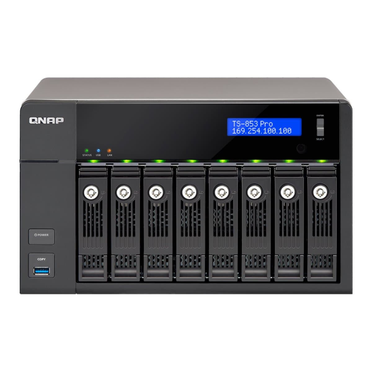 Qnap Network Attached Storage (TS-853-PRO-8G-US)