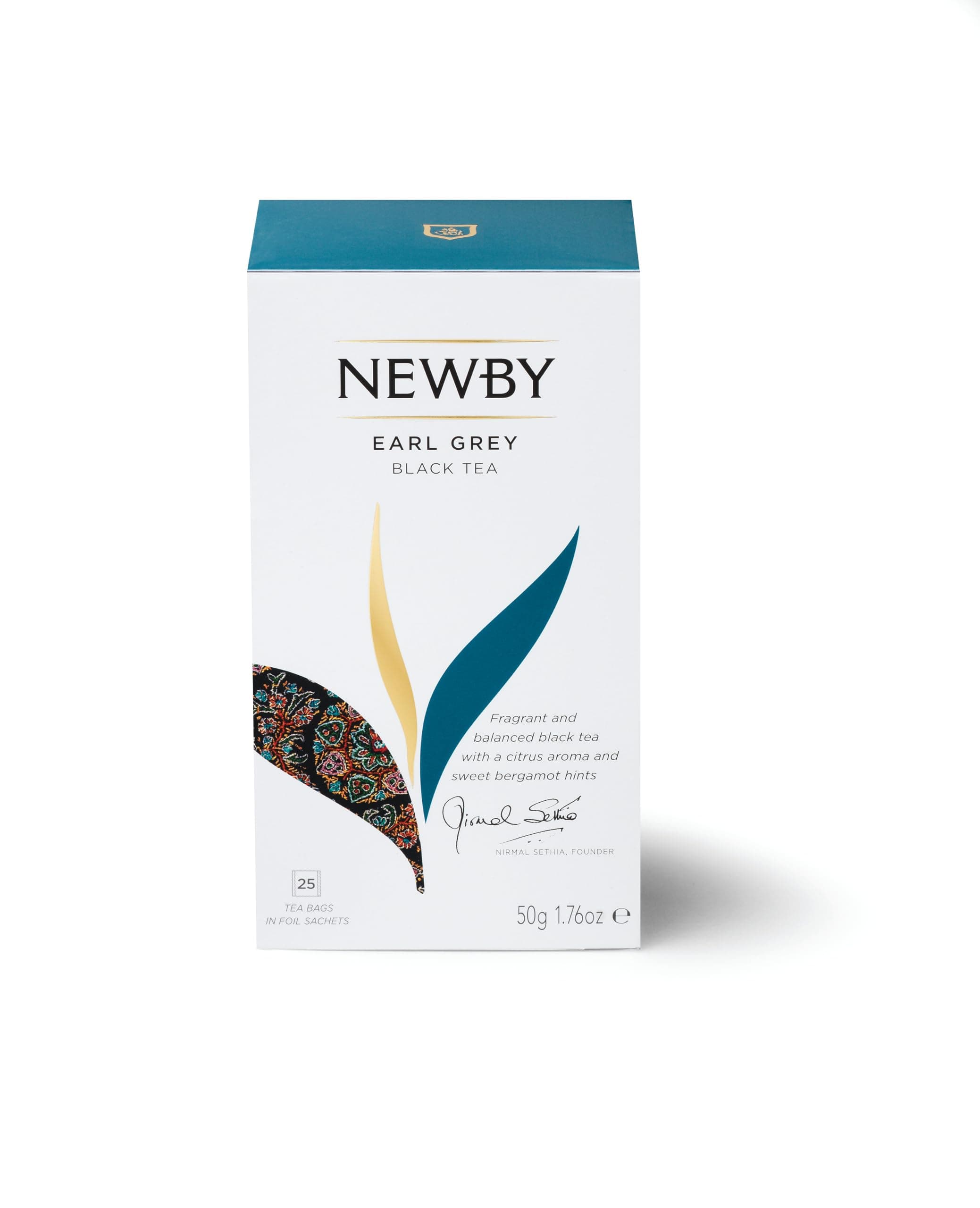 Newby Teas Earl Grey – 25 Individually Wrapped Tea Bags – Flavoured Black Tea...