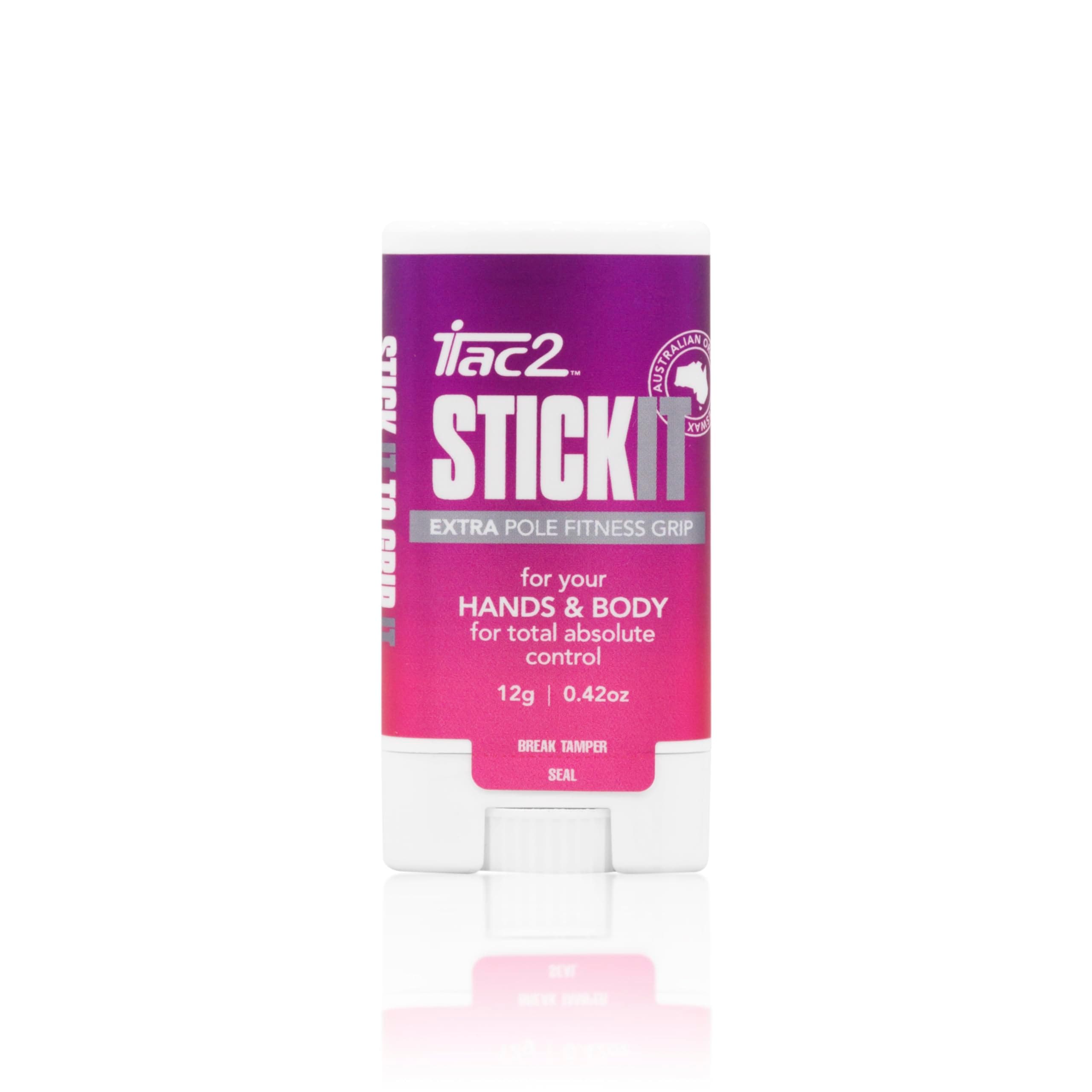 Stick It Level 4 (Extra Strength) Total Absolute Control Pole Dance Fitness Sports Grip Roll On Stick 12gm (Original Version)