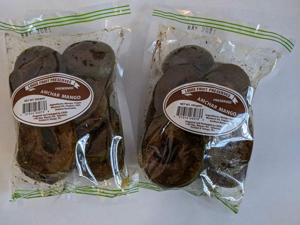 Louis - Amchar Mango 300 g (Pack of 2) Trinidad & Tobago Snack