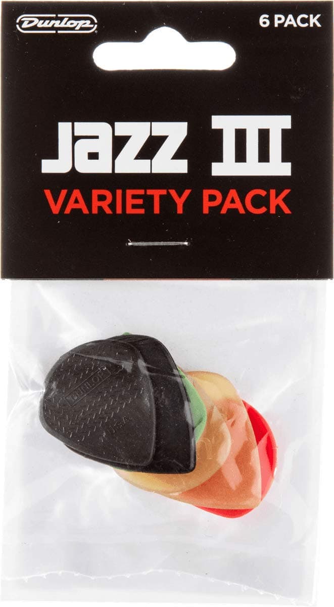 Jazz III Pick Variety Pack - 6 Pack