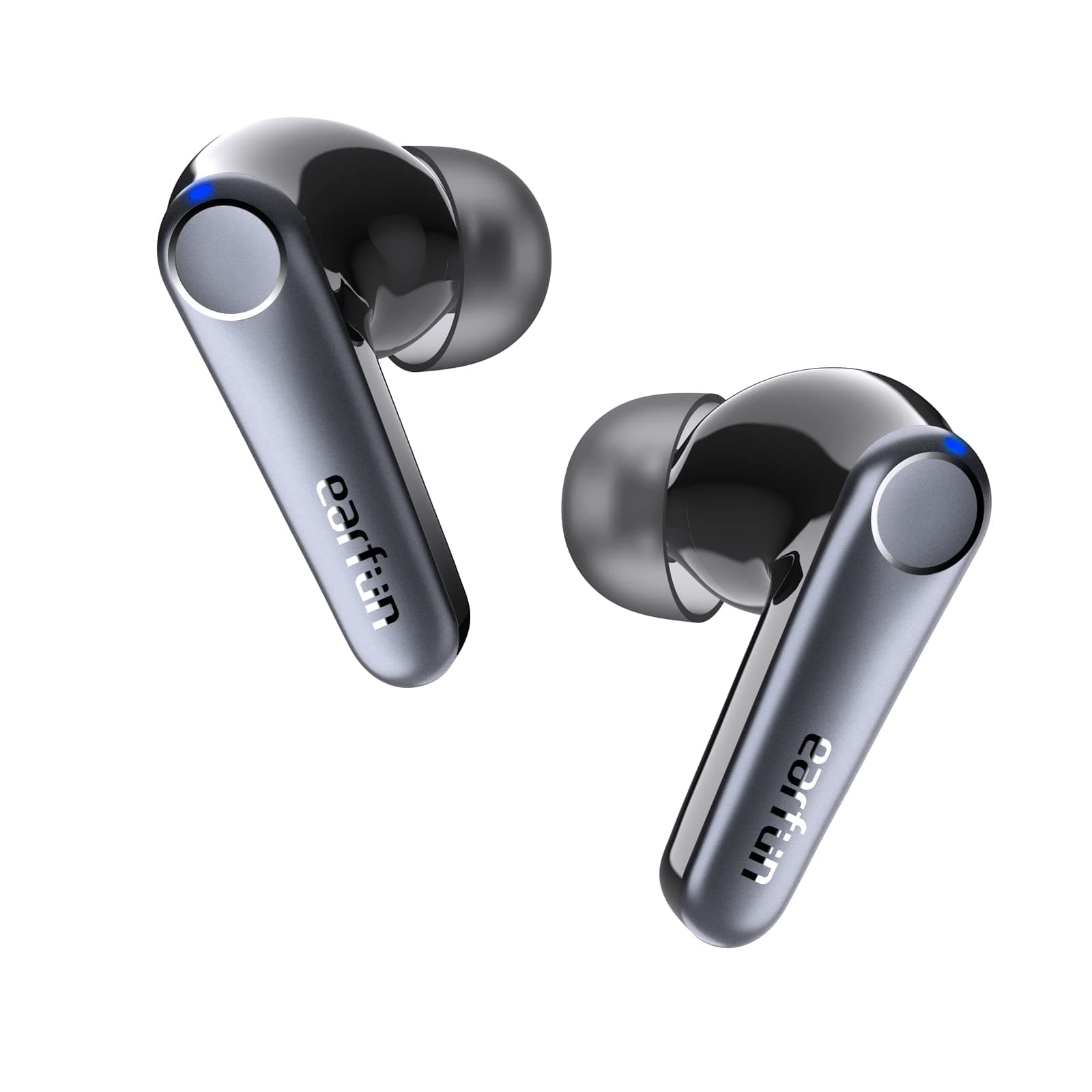 EarFun Air Pro 3 Noise Cancellation Earbuds ANC Wireless 2023 VGP Gold Award, Qualcomm aptX Adaptive Sound, 6 Mics CVC 8.0 ENC, Bluetooth 5.3, Multipoint Connection(Black)