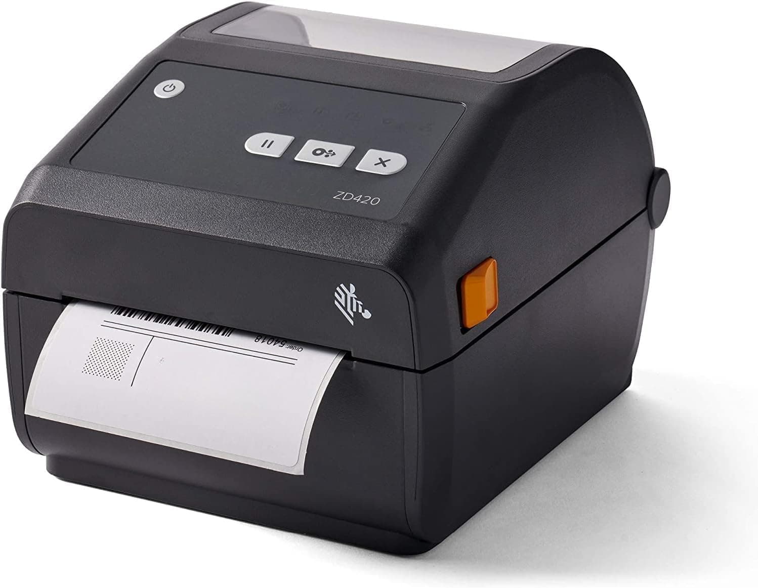 Zebra ZD421 Direct Thermal USB 203 dpi | ZD4A042-D01M00EZ 4 inch Width | No Thermal Ribbon Required | Includes Jet Set Software