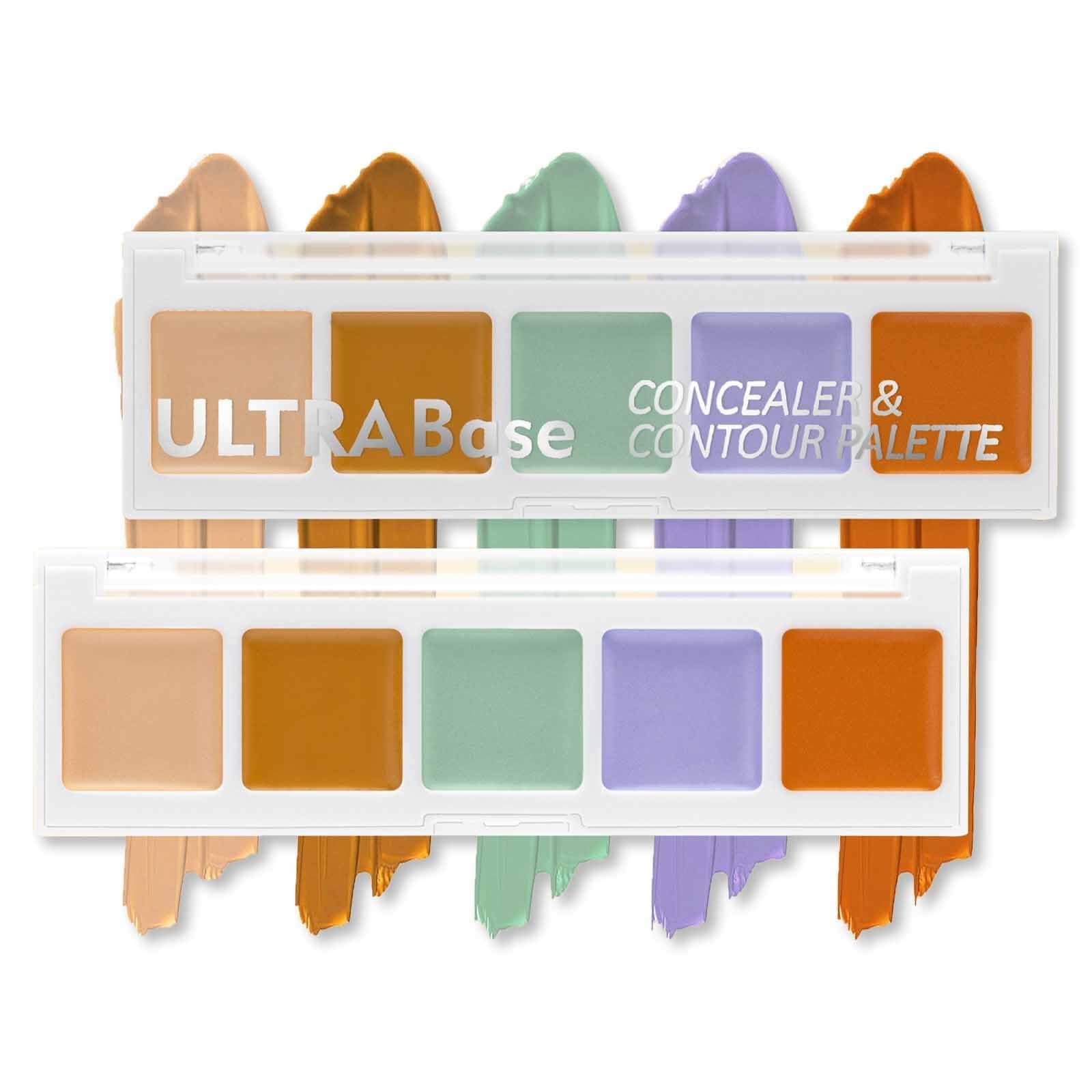 KASTWAVE 5 Colour Concealer Palette, Color Correcting Kit, Silky & Non-Sticky, Strong Coverage, Fits Skin, Suitable for Conceals Dark Circles, Redness, Acne, Blemish