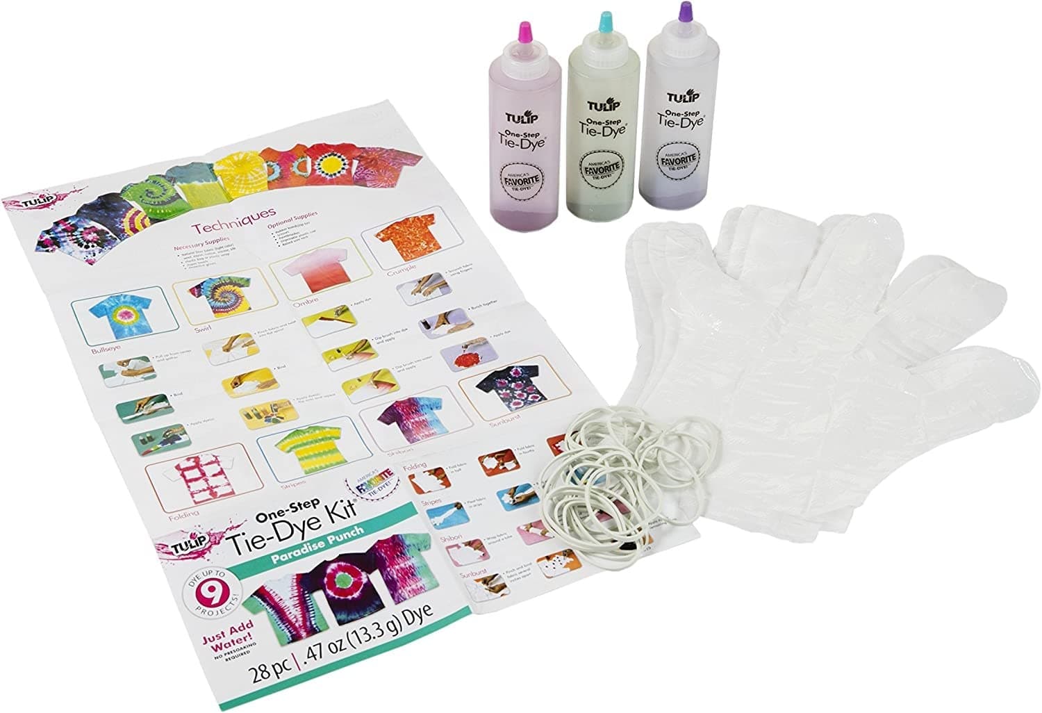 Tulip Tie Dye Paradise Punch 3 Color Kit, 1 Pack