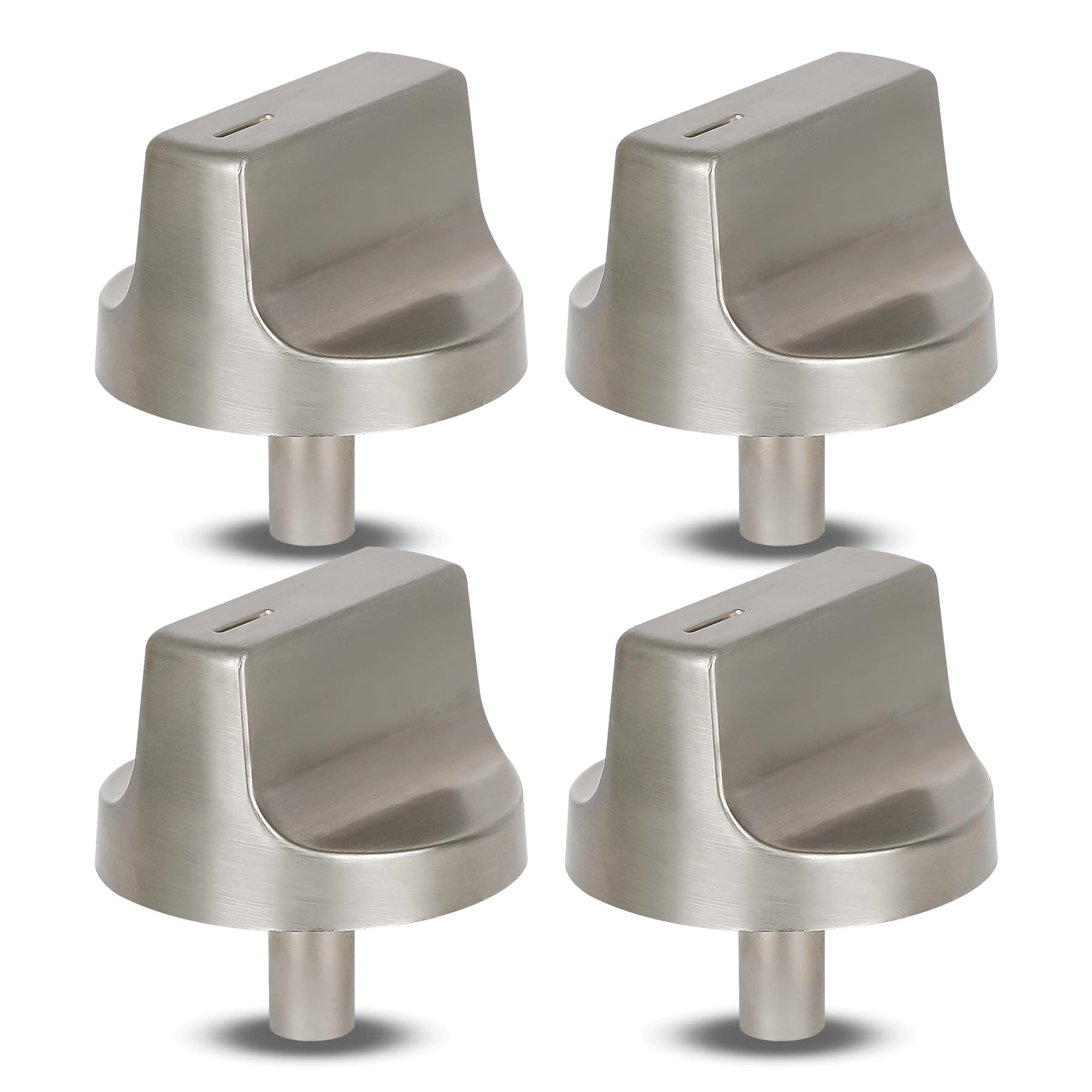 4Pcs Range Knob W11517334, Gas Oven Accessories, Parts, Gas Range Oven Control Knob Compatible with Whirlpool Gas Ranges W11122869, W10850033