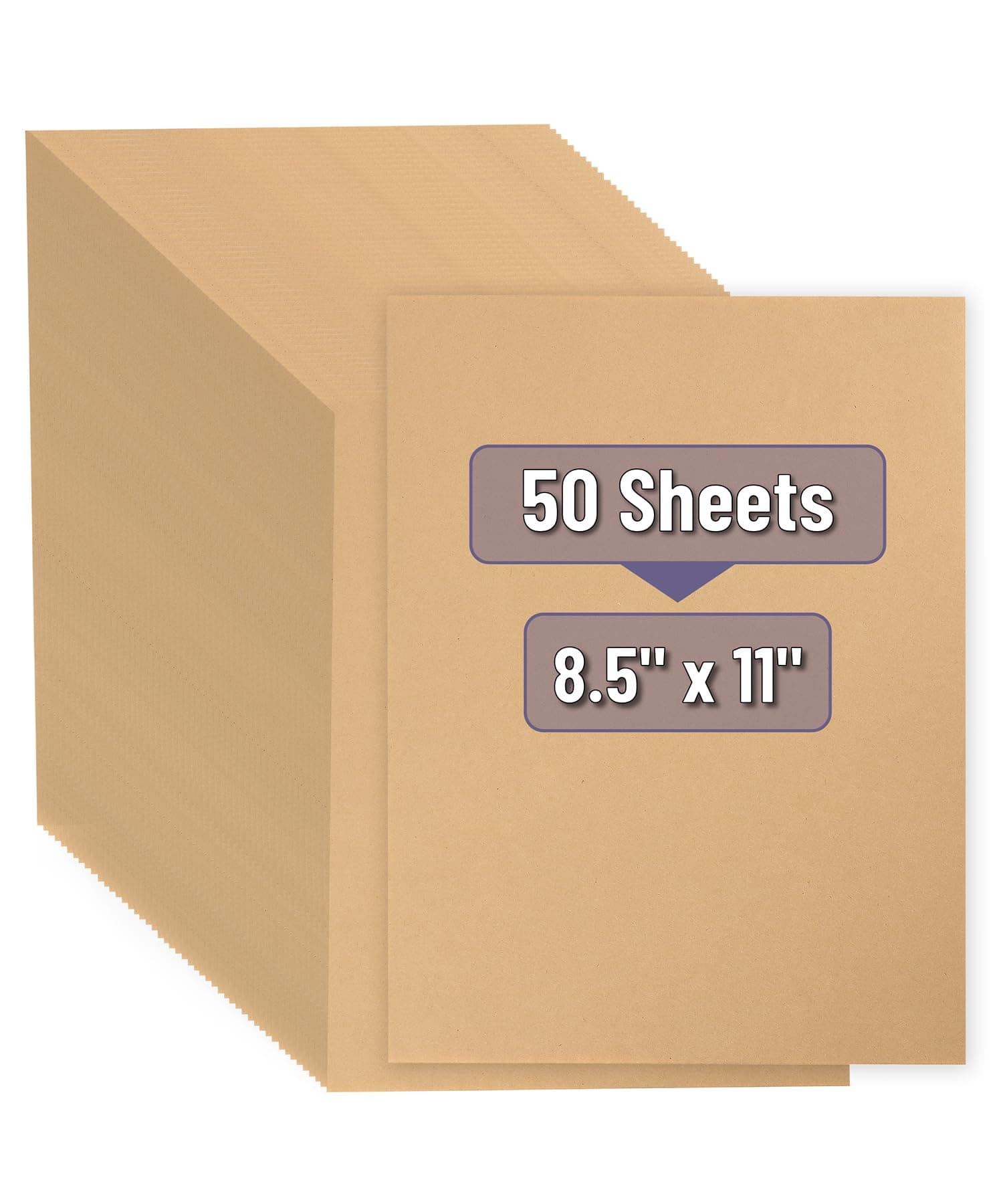 Mr. Pen- Kraft Paper Sheets, 50 Pack, 8.5 x 11, Kraft Paper, Brown Craft Paper, Craft Paper Sheets, Brown Printer Paper, Kraft Stationary Paper