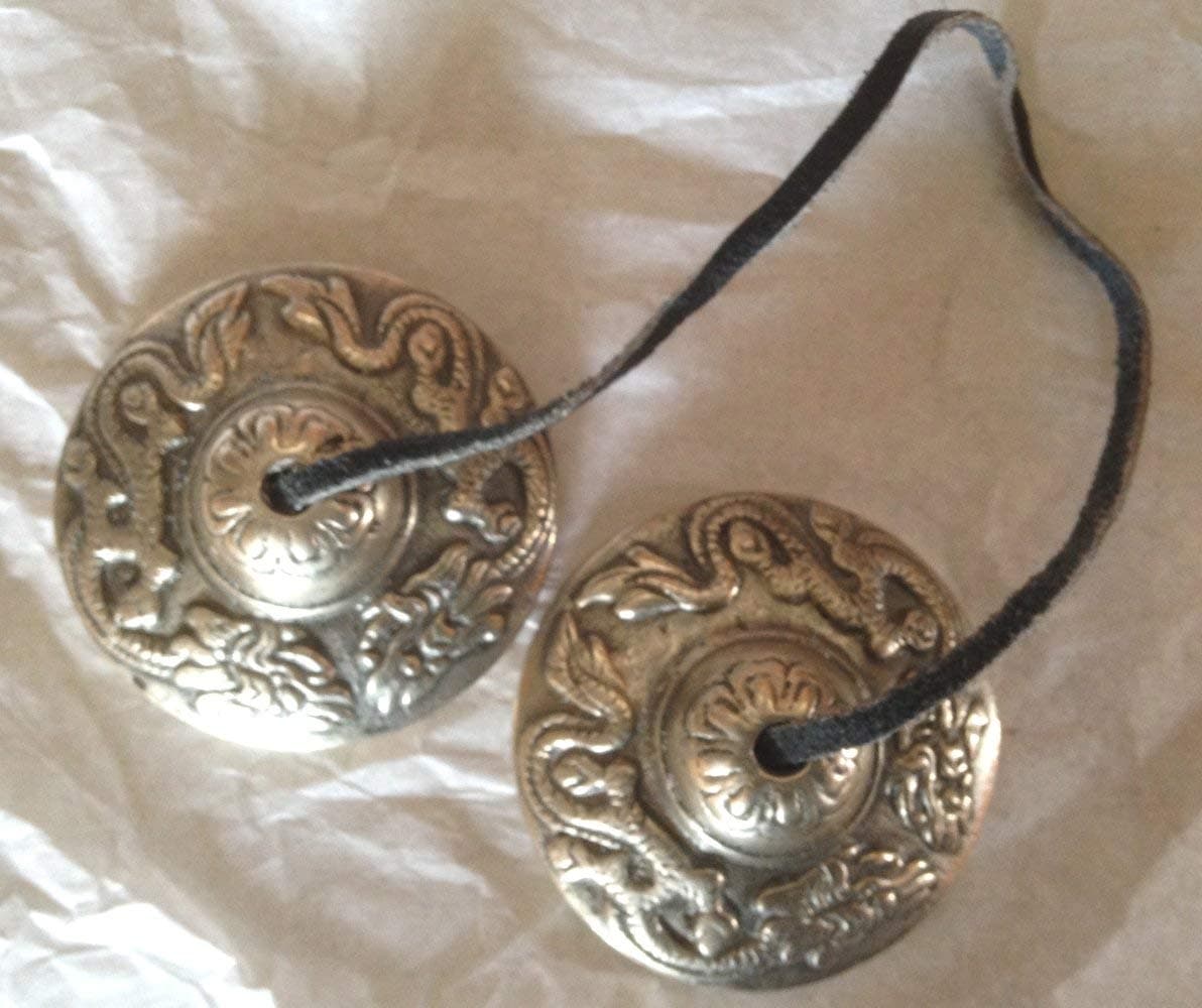 TibetanCymbals/Tingshas/Meditation and Prayer Cymbals - Small