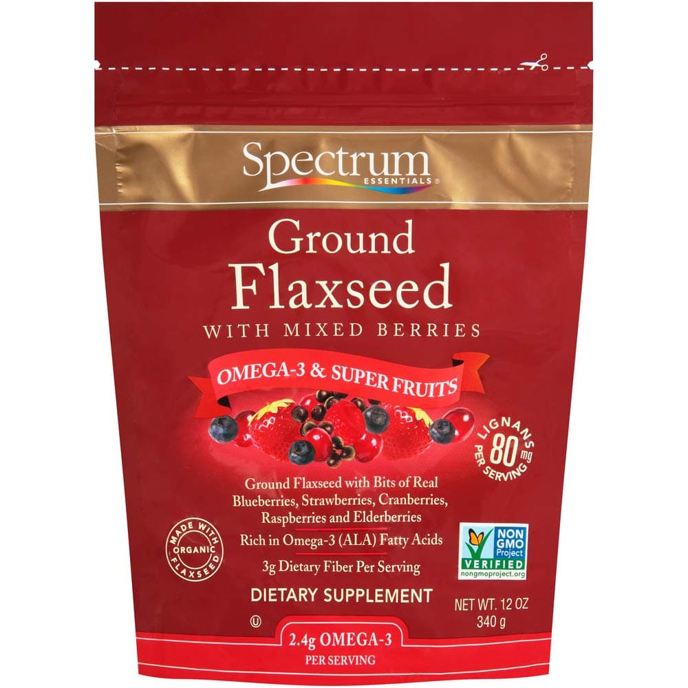 Spectrum Essentials Ground Flaxseed with Mixed Berries (12oz) 76966