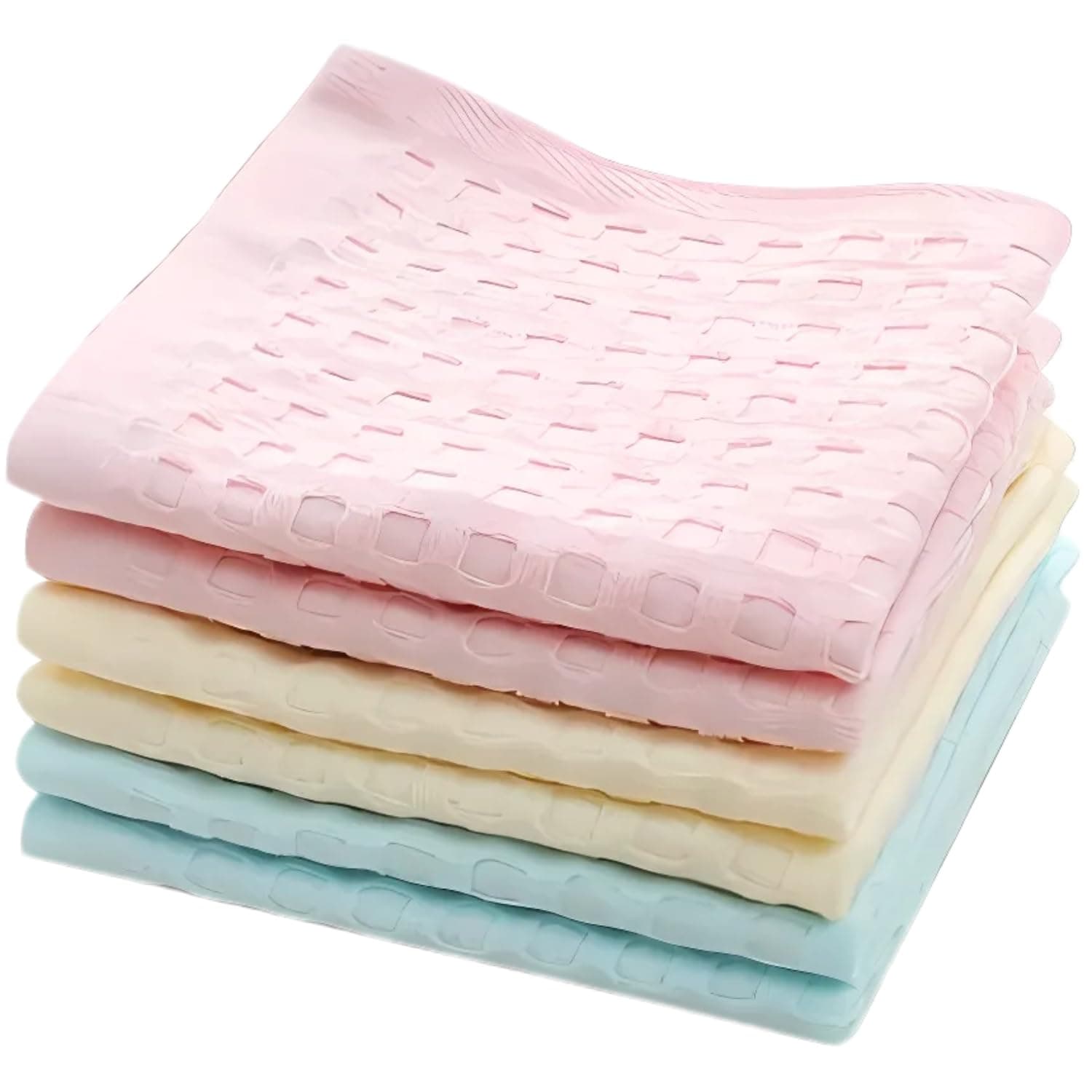 Fashiol Women's Good Look Very Soft and Thick Cotton Face Towels (Multicolour, 10.5 x 10.5 Inch) (Assorted Colour, Size 10.5 x 10.5 inch)