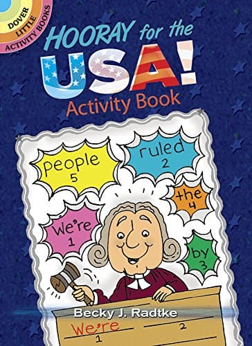 Hooray for the USA! (Dover Little Activity Books) Paperback – July 20, 2016