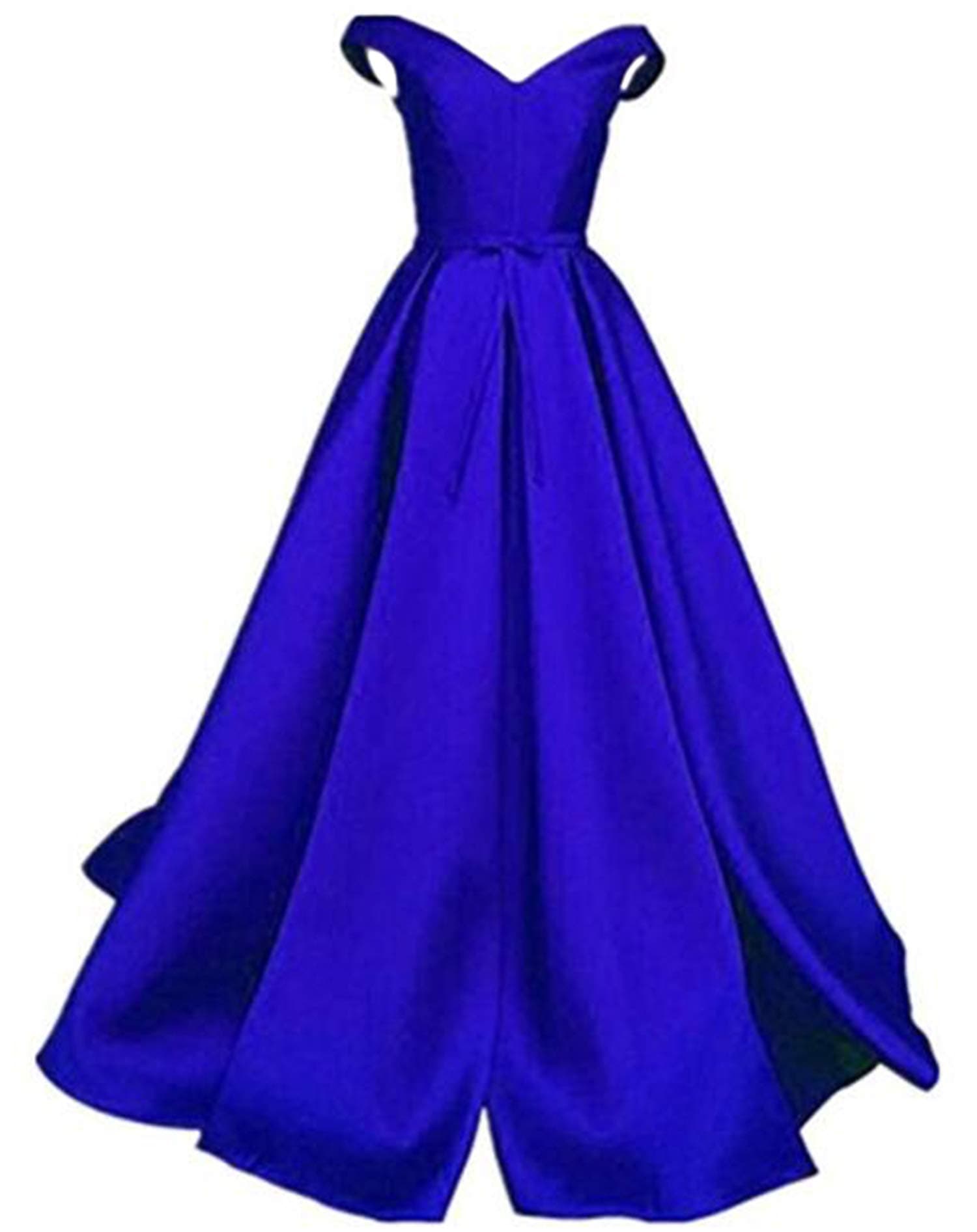 Selenova Women's A-Line Off The Shoulder Ball Gowns With Bow