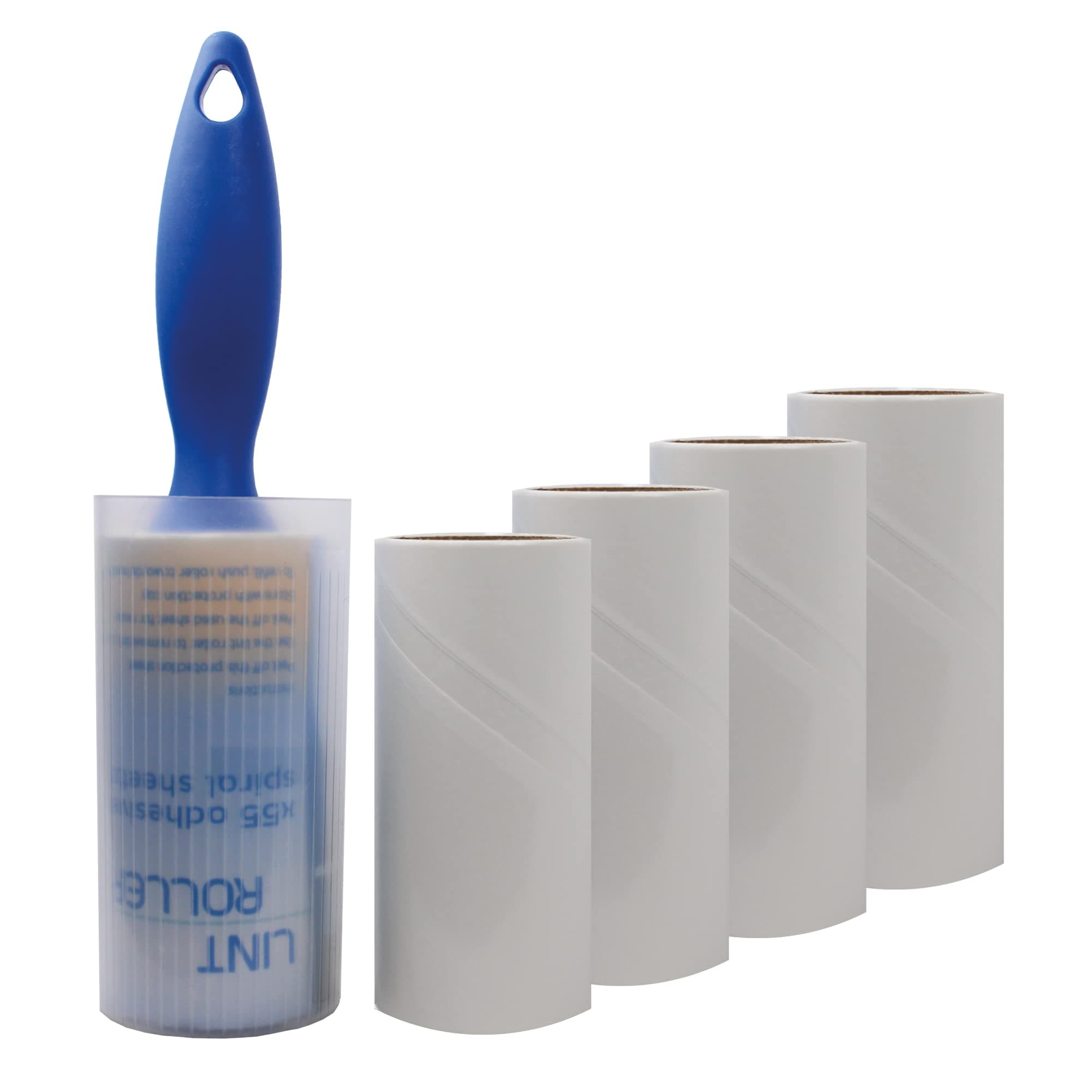 LINT ROLLER- Includes 4 refills (275 sticky sheets / 40 meters!) - Perfect for removing pet hair, lint, crumbs and dust. - LaundrySpecialist