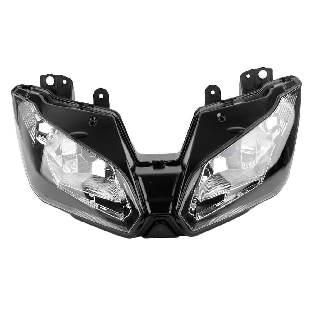 Motorcycle Front Headlight Headlamp Assembly Compatible for Kawasaki Ninja 300 2013-2018 Versys 650 1000 2015 2016 2017 2018