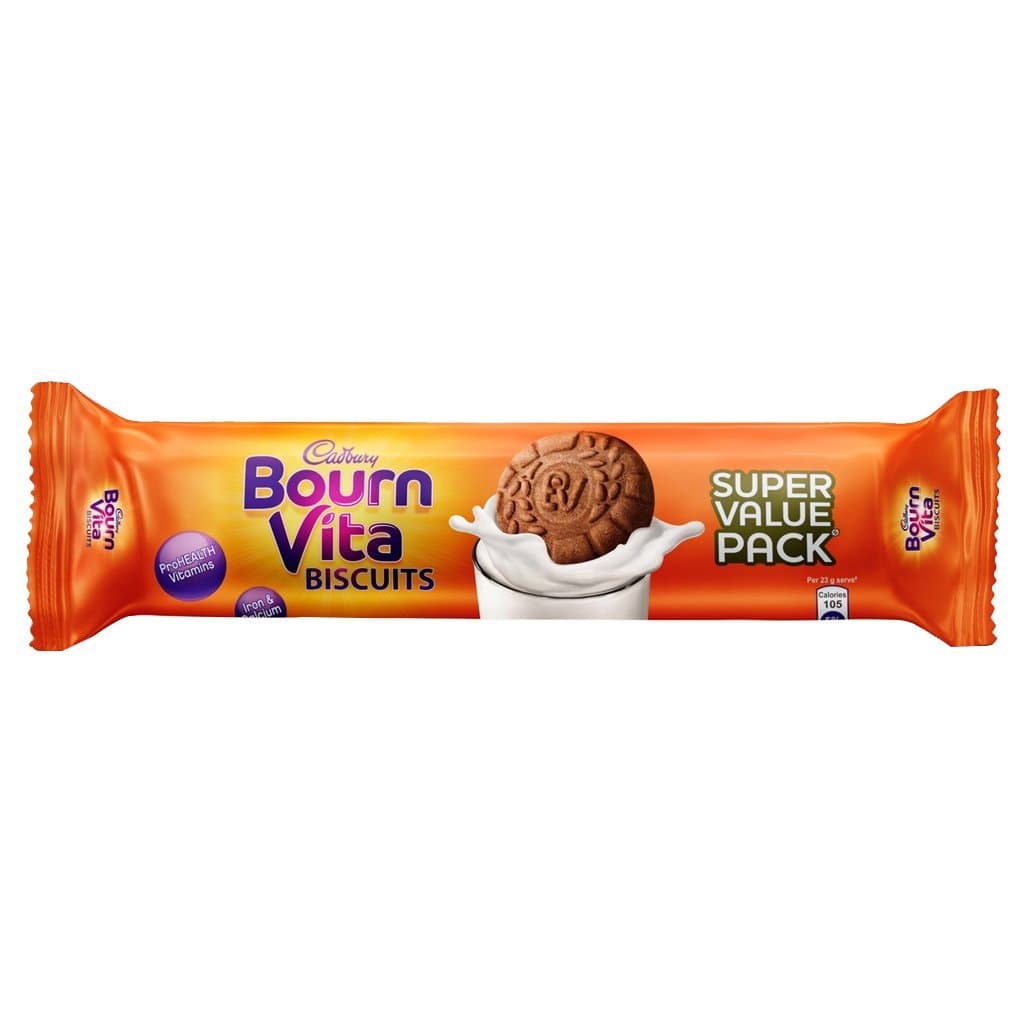 Cadbury Bournvita Pro Health Vitamins Chocolate Biscuits, 120 gm Super Value Pack (Pack of 6)