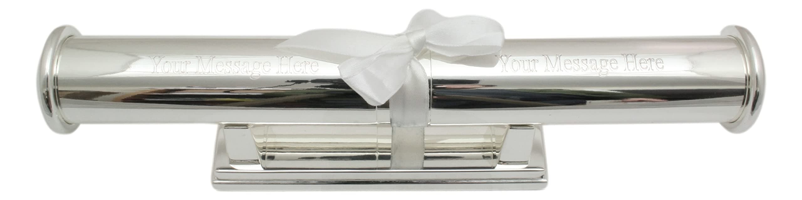 Personalised Graduation Certificate Holder Scroll Tube Stand Diploma Gift with Stand Free Engraving