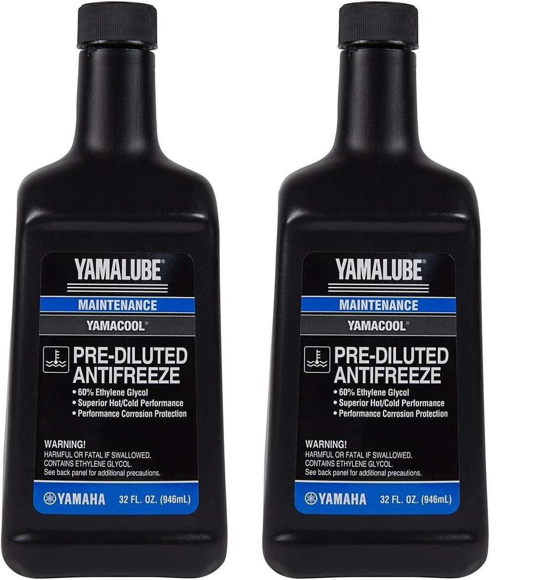 YAMAHA Original OEM Yamalube ACC-YAMAC-BL-32 Pre Diluted Antifreeze Yamalube OEM - (2) Quarts