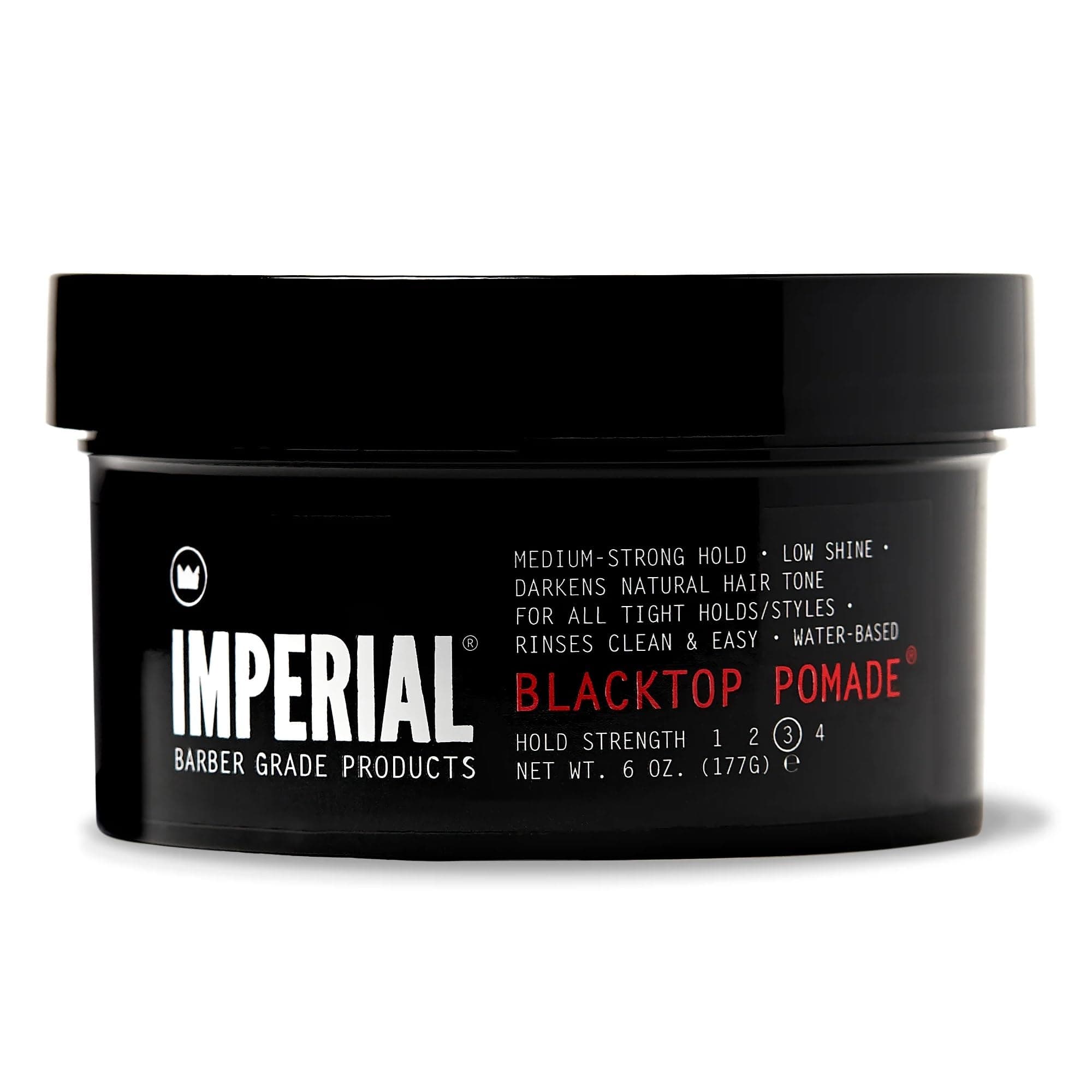 Barber Grade Products Blacktop Pomade, 6 oz