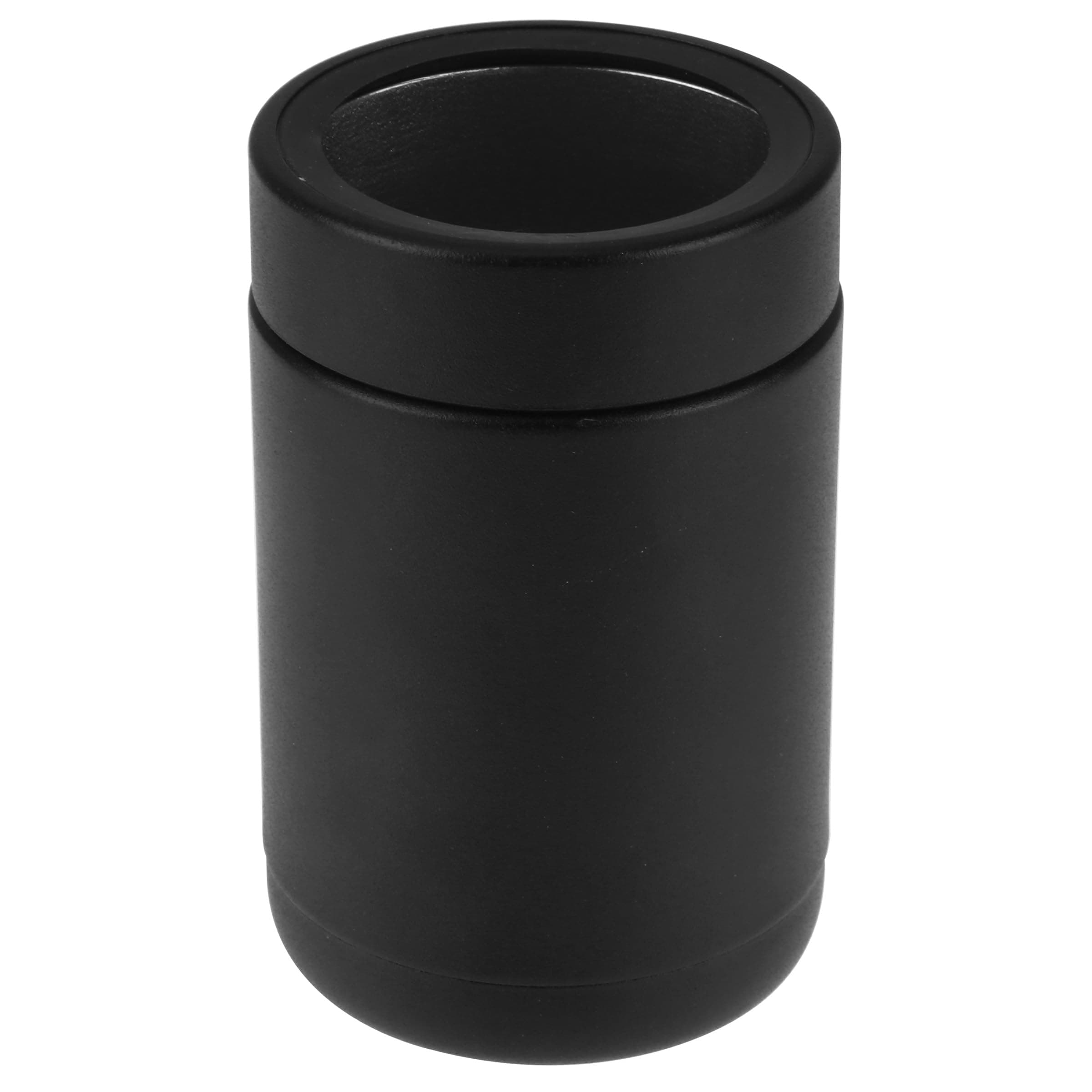 TAHOE TRAILS Stainless Steel 12oz Vacuum Insulated Can and Bottle cooler| Double Wall Can Cooler For Cans and Bottles | Copper Plated Can Chiller and Metal Cooler | Black