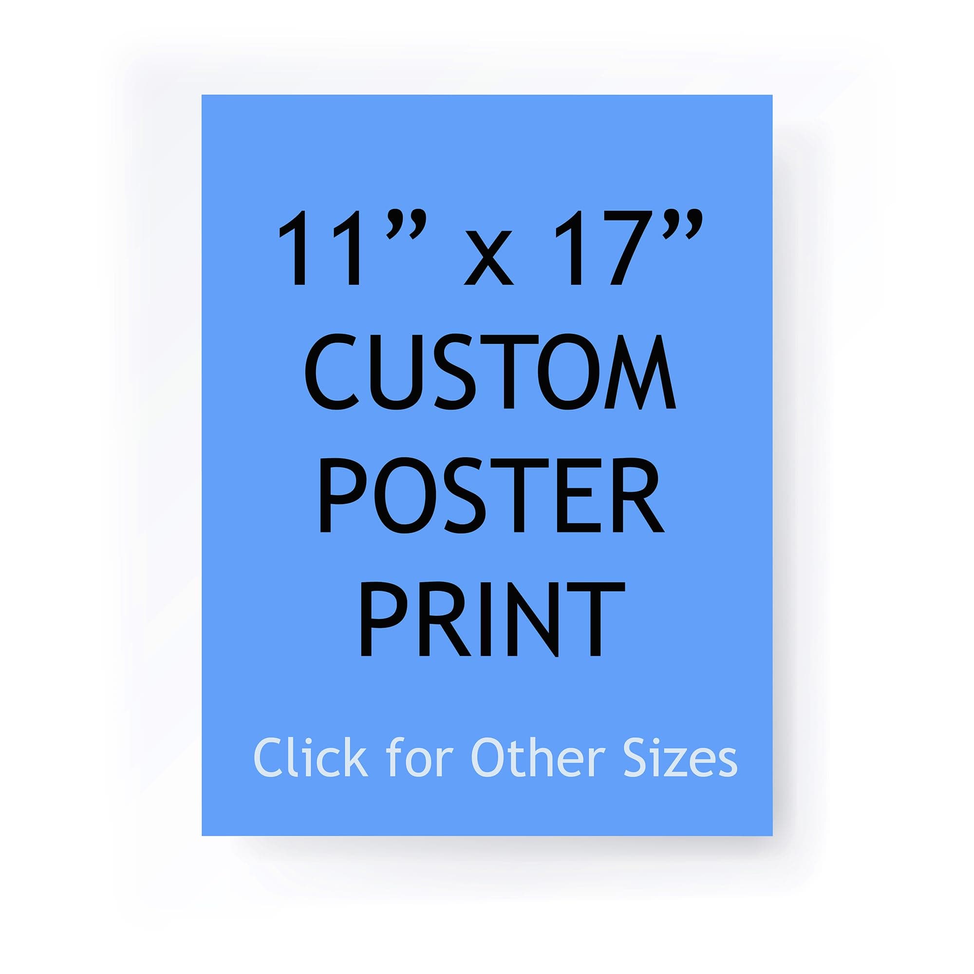 Pera Print - Custom Poster Print - Upload Your Image/Photo - Personalized Photo Prints, Create Your Own Poster - Print Any Photos, Images - 11 x 17 inches