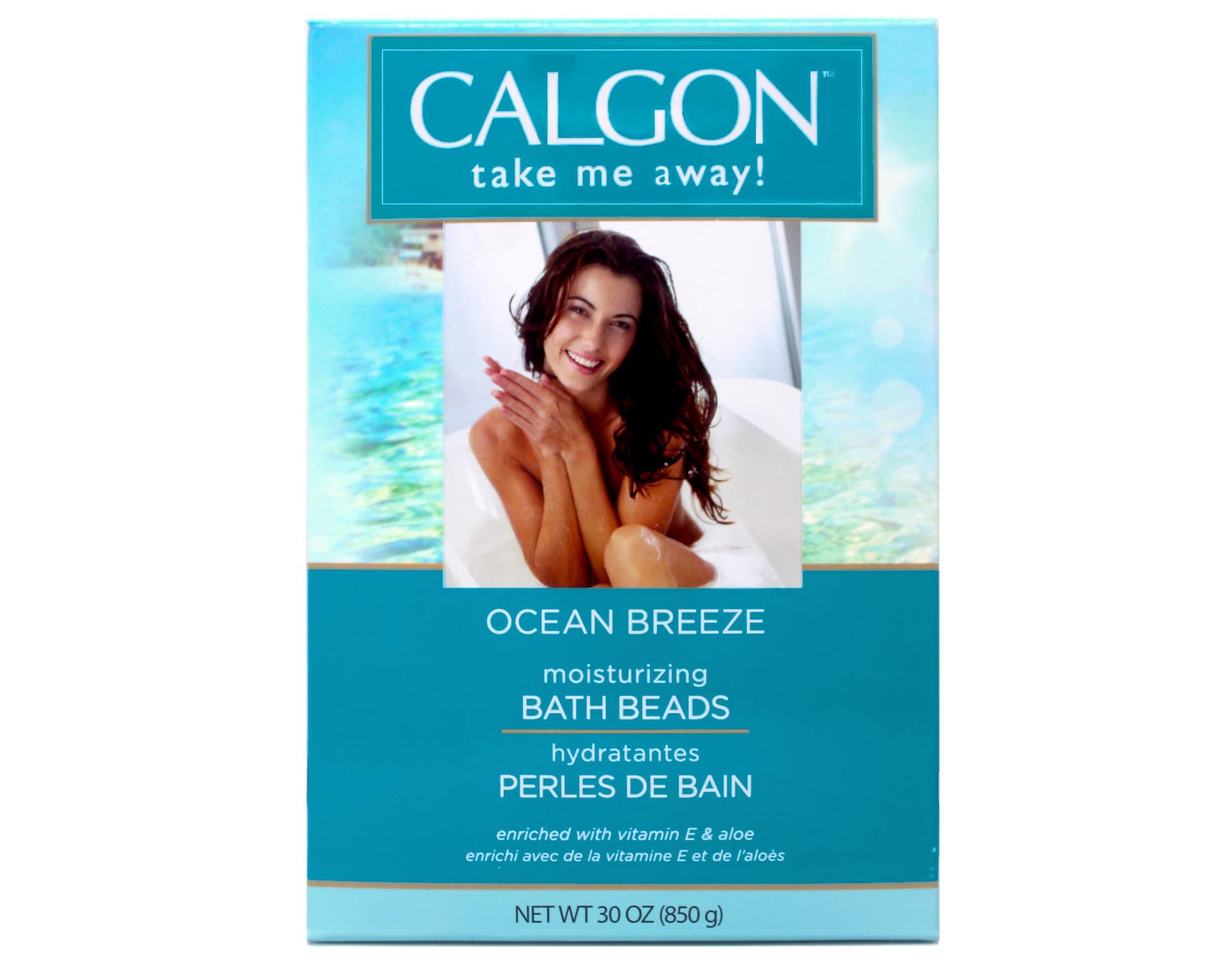 Ultra-Moisturizing Bath Beads, Ocean Breeze, 30 Ounce