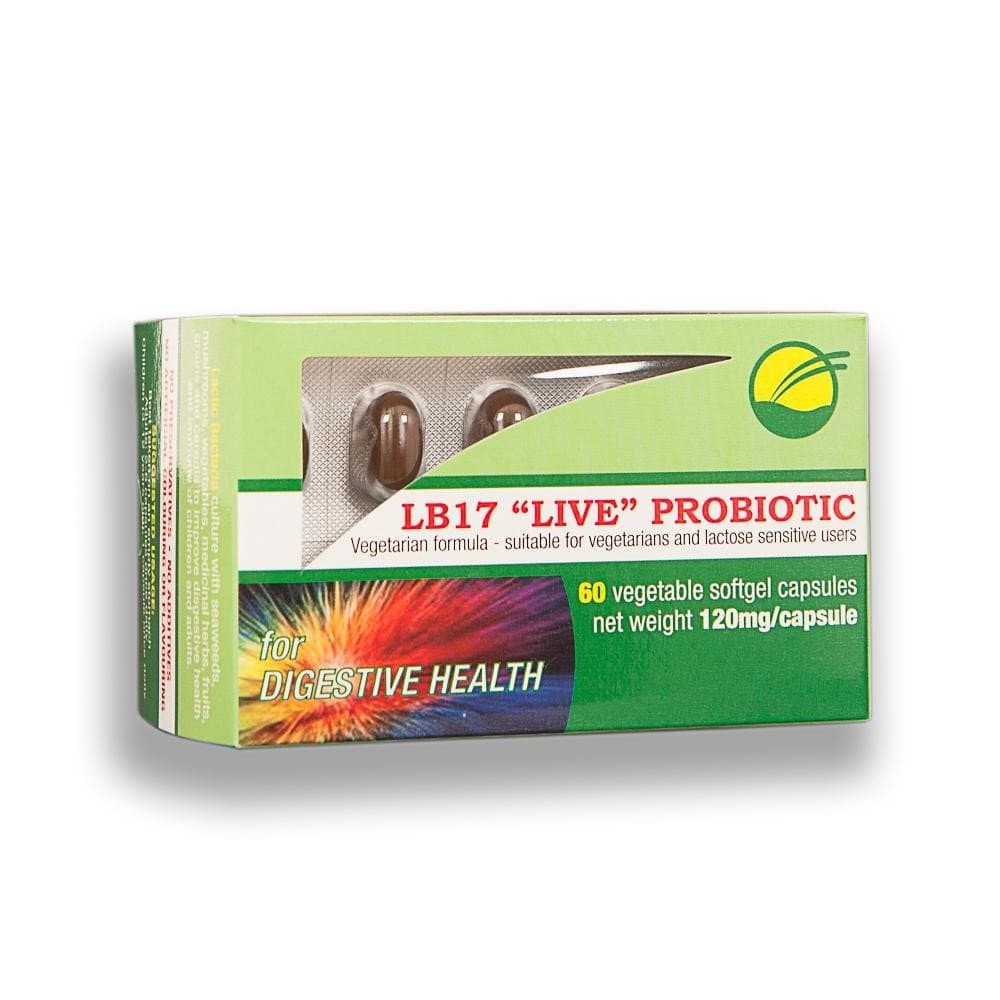 Osumex LB17 Strong Live Probiotic Bacteria Soft Gels - 60 Gluten Free Capsules