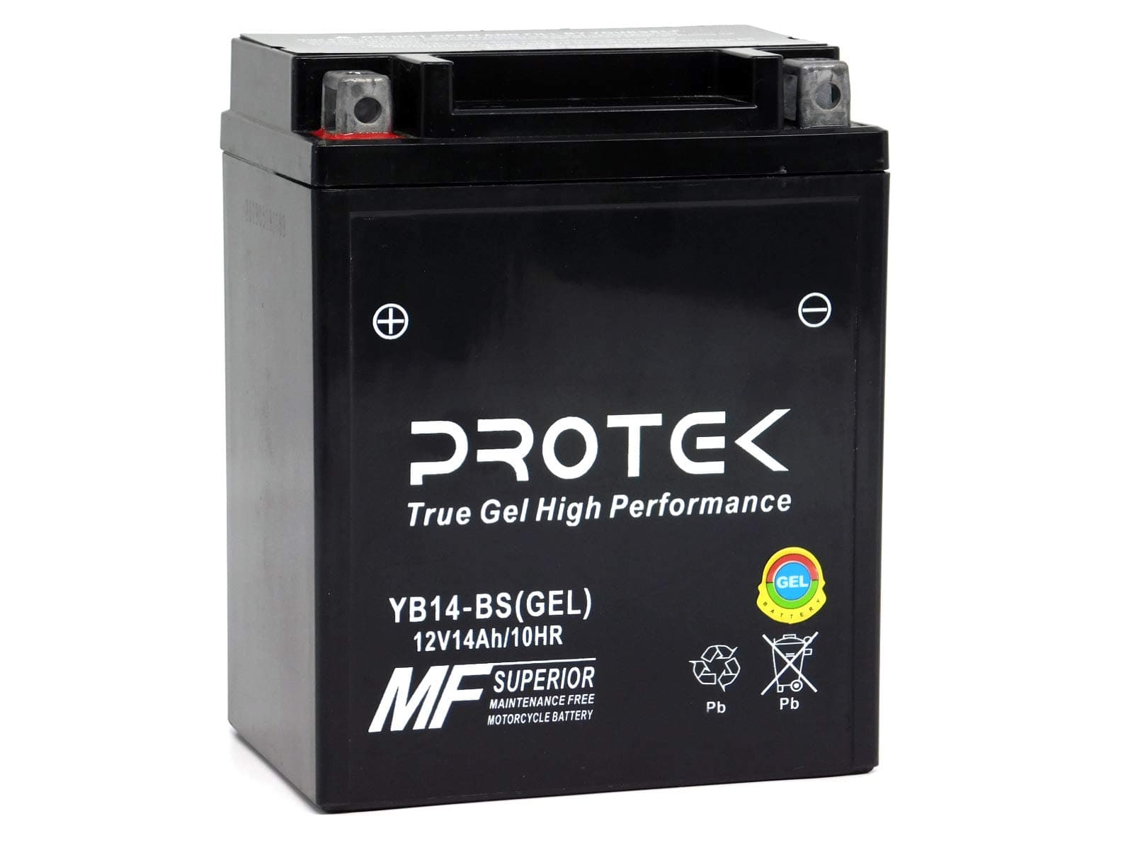 Protek YB14-A2 YB14A-A1 YB14A-A2 YB14-B2 YTX14AH YTX14AH-BS 12V 14Ah Sealed AGM Gel Type Battery for Yamaha YFM400FG Grizzly YFM350ER Big Bear YFM350U YFM250 YFM200